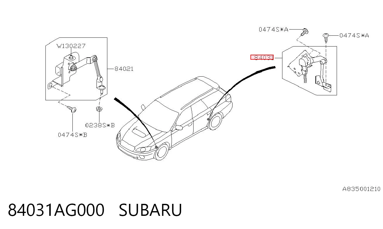 84031AG000 Subaru