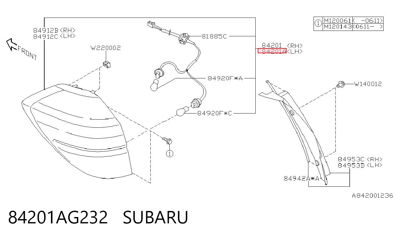 84201AG232 Subaru