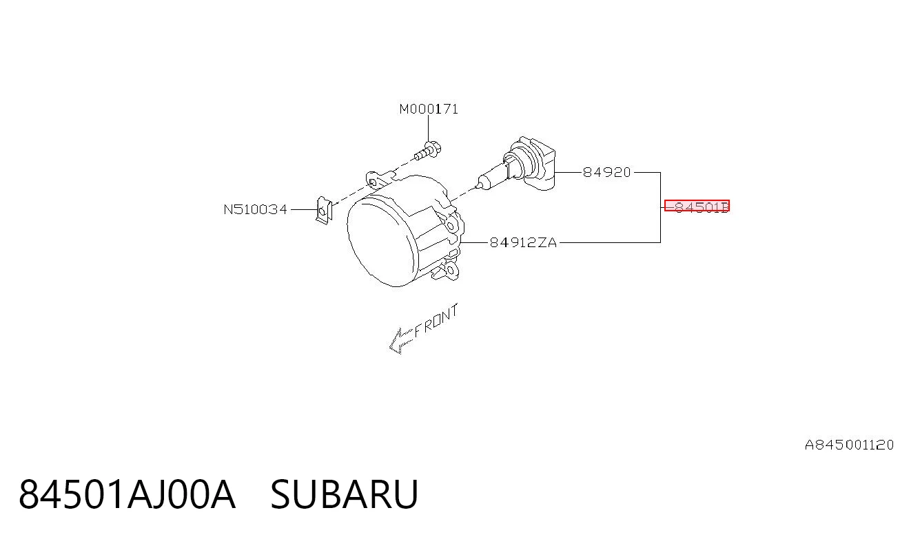 Comprar T123459 Ford Faro antiniebla izquierdo / derecho