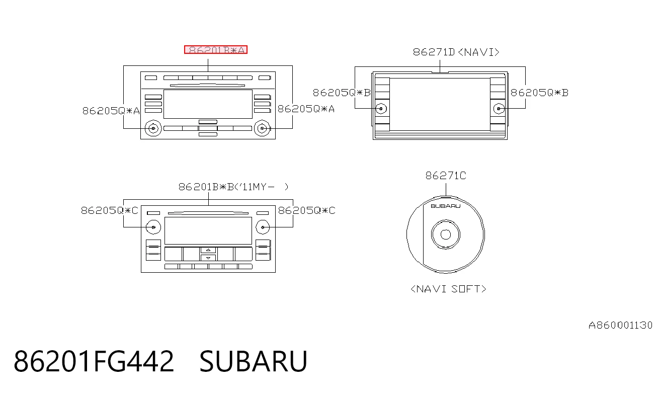 Radio AM/FM Subaru Impreza III hatchback (GH) (2007 - 2011) precio, desde 89,48 EUR