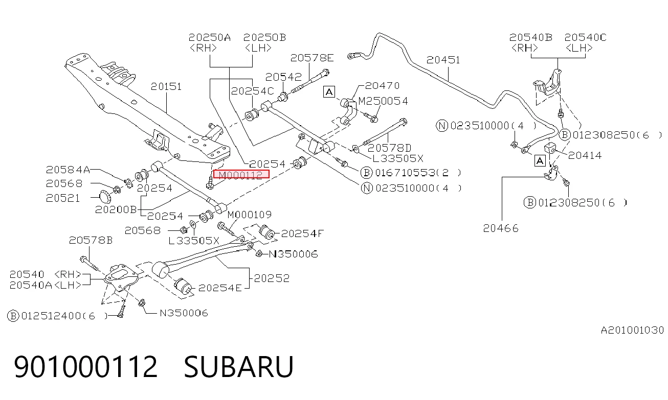 901000112 Subaru