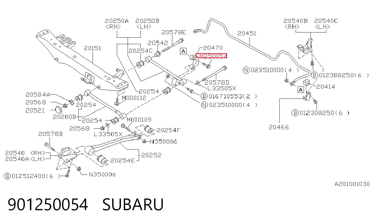 901250054 Subaru