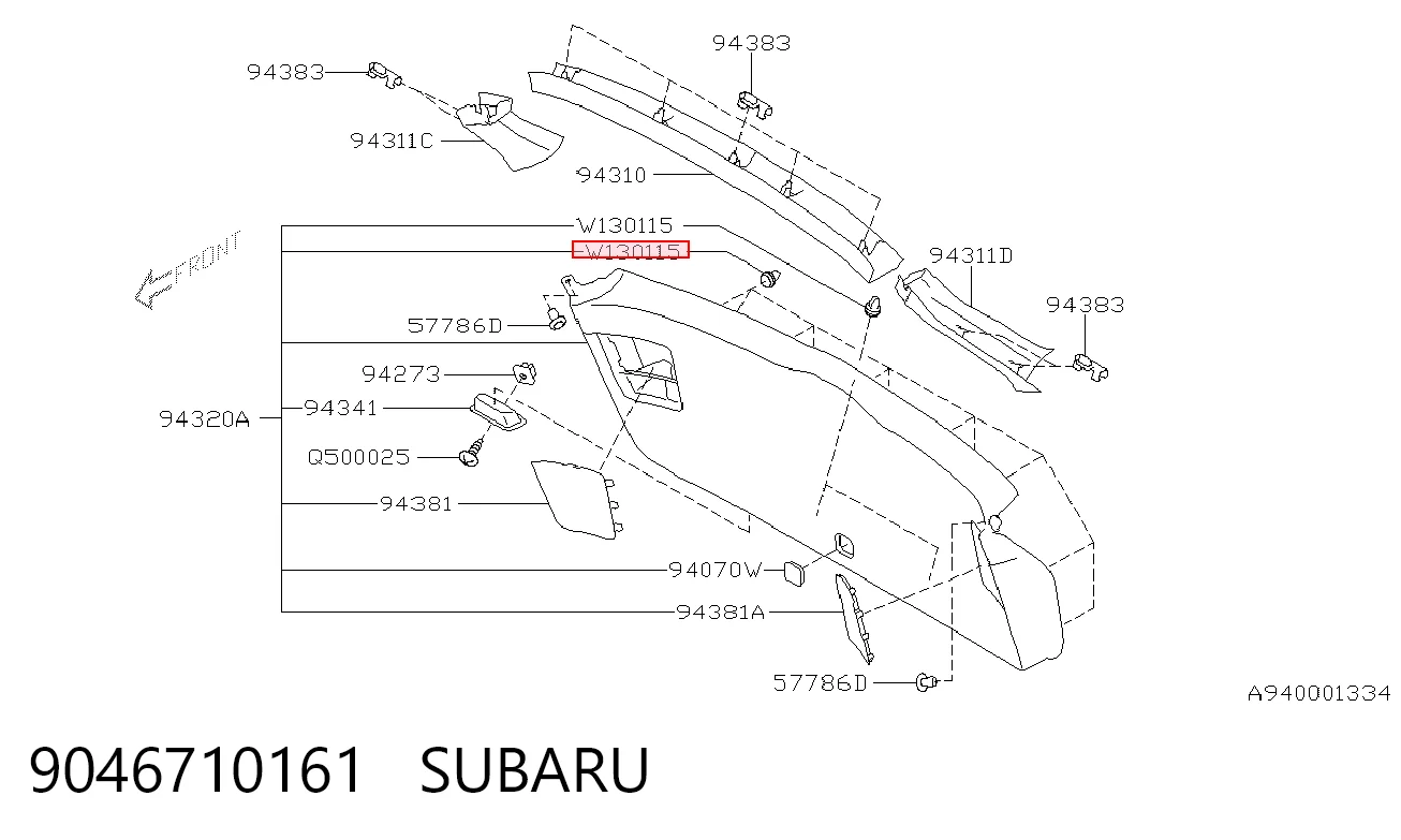 9046710161 Subaru