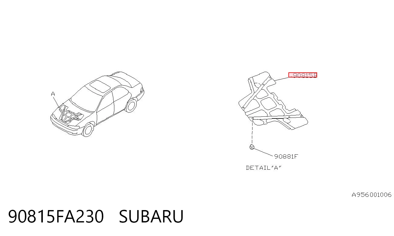Comprar Aislamiento acústico del capó Subaru Impreza I GF a bajo precio