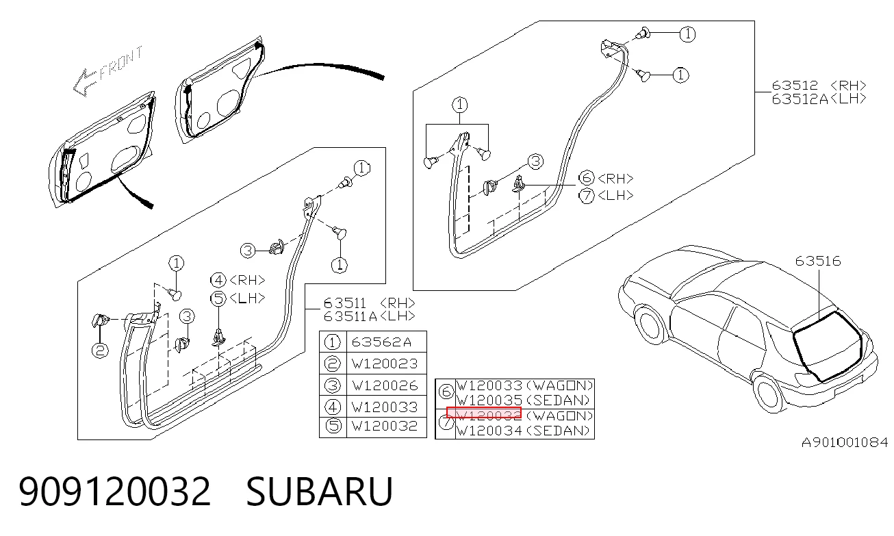 909120032 Subaru