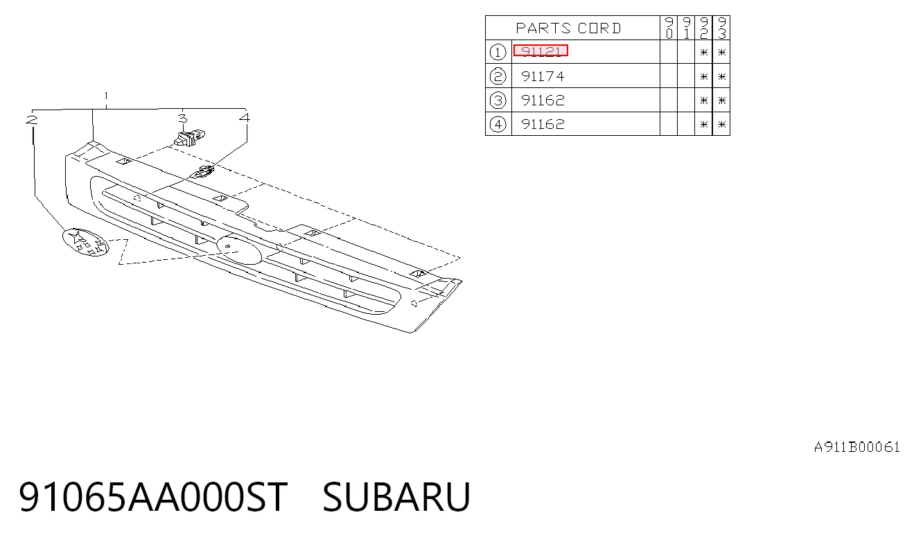 Calandra Subaru Legacy I (1989-1994)