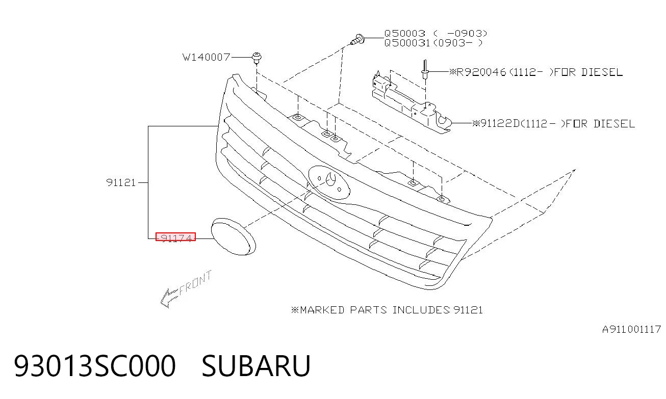 93013SC000 Subaru