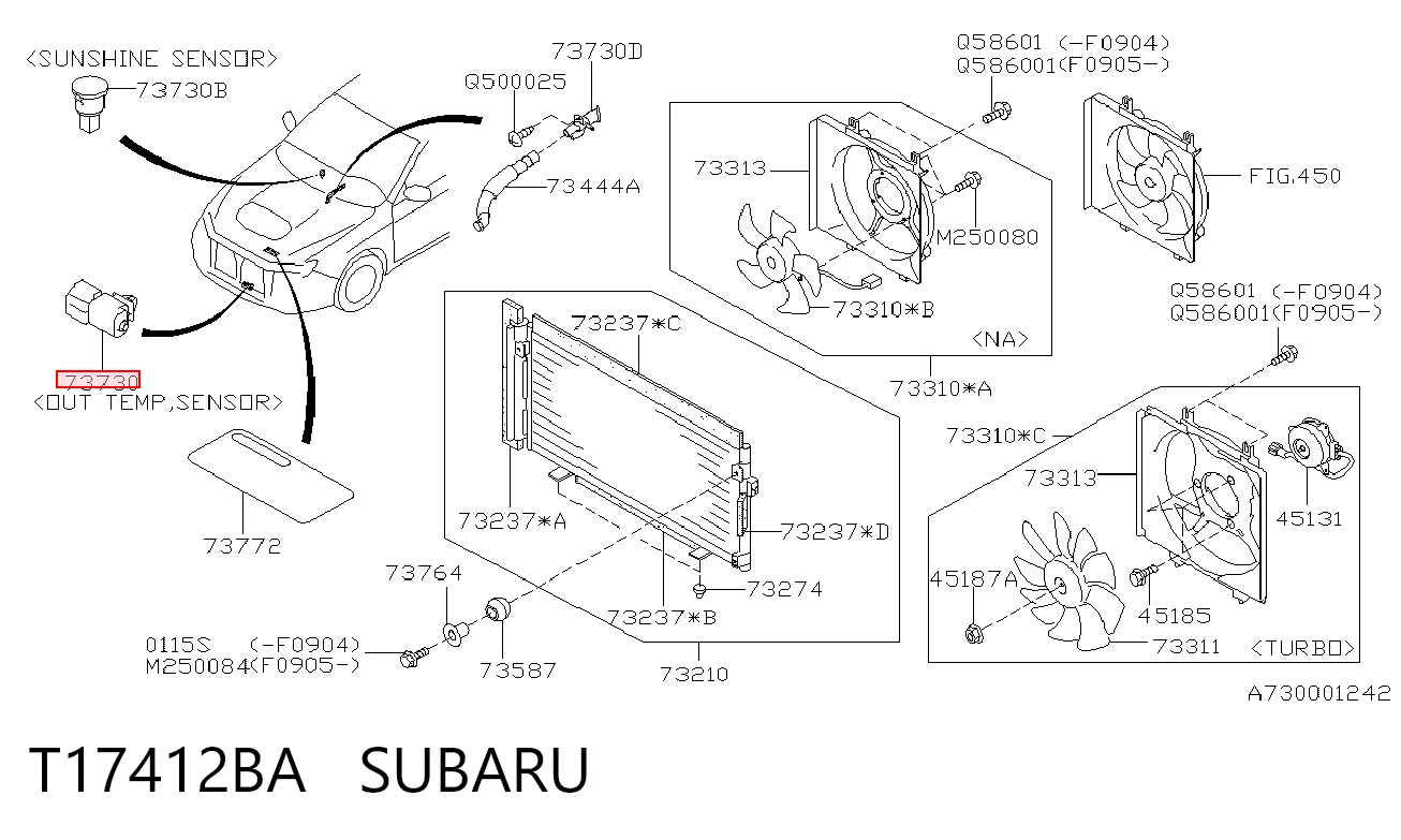 T17412BA Subaru