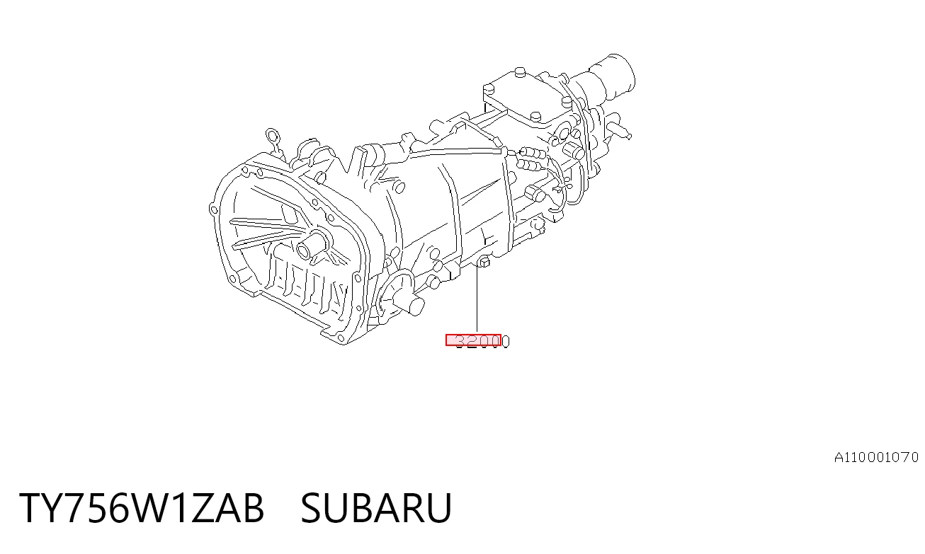 Transimisión manual para Subaru Forester III S12, SH