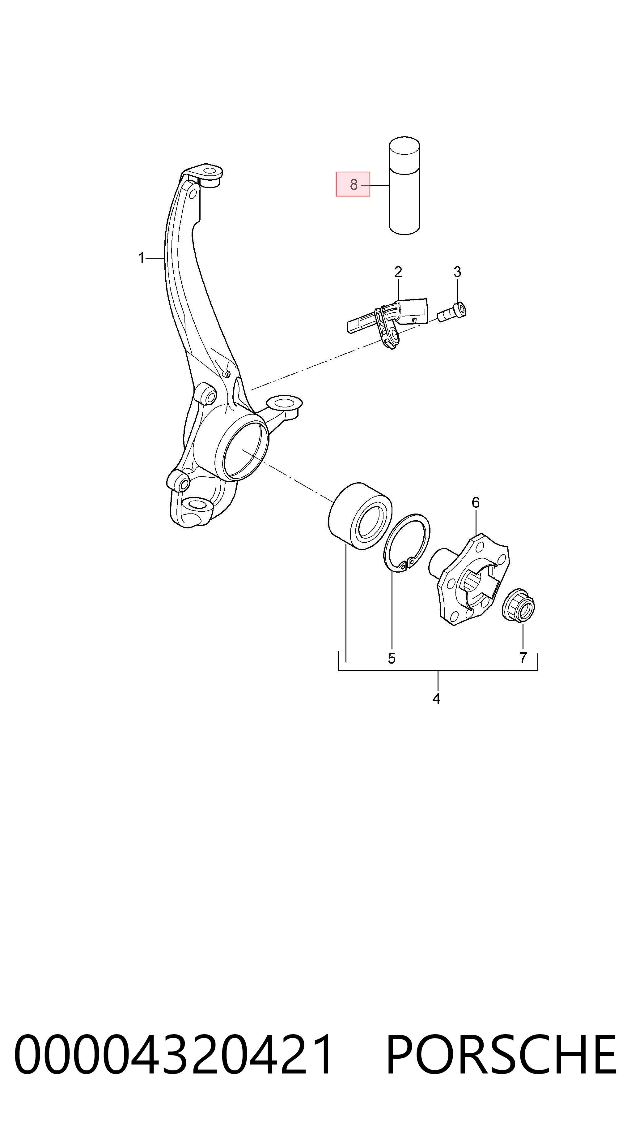 Lubricante para cerraduras y bisagras 00004320421 PORSCHE