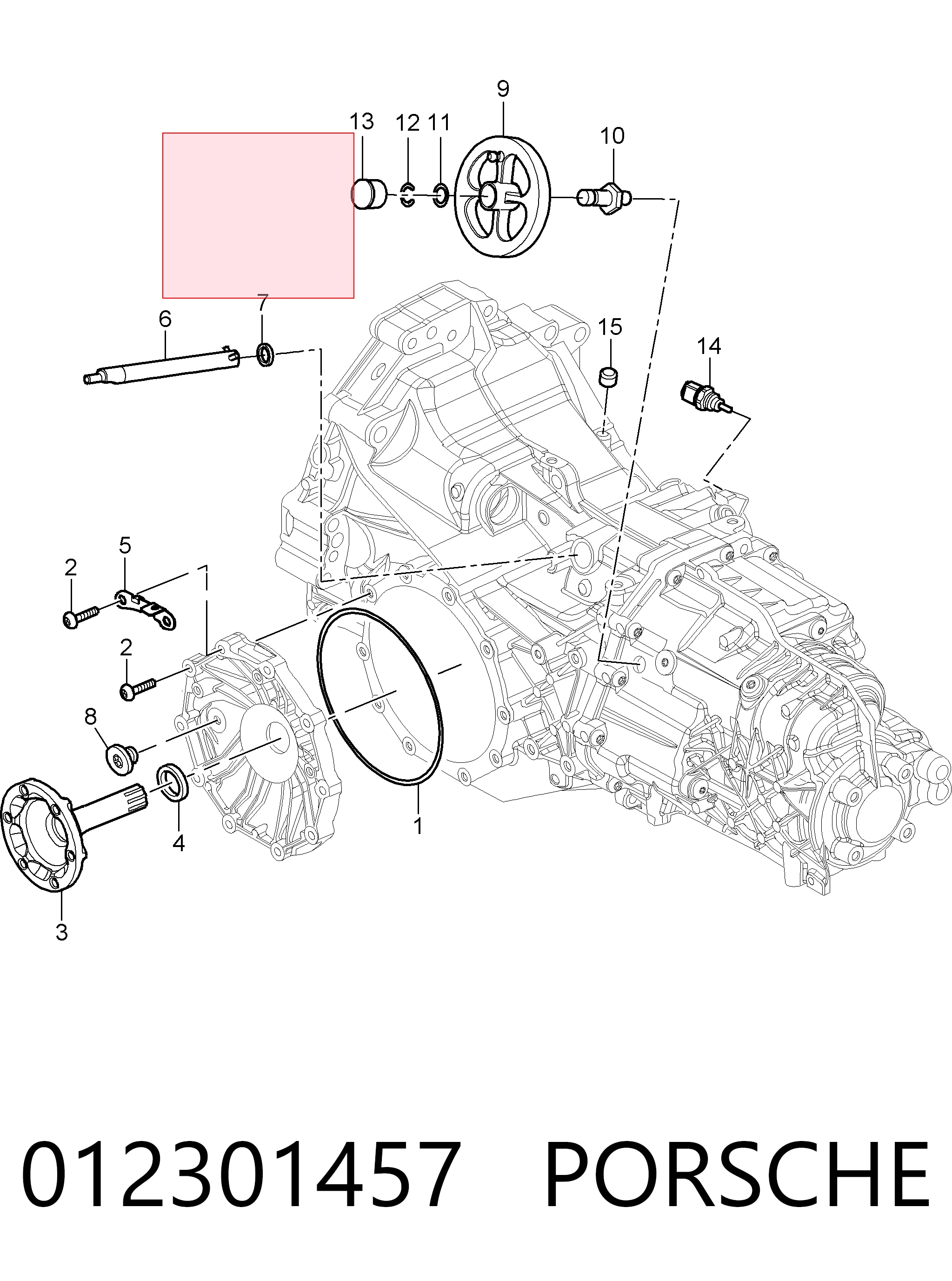 9031216004 Toyota Retén del vástago del cambio de la caja de cambios