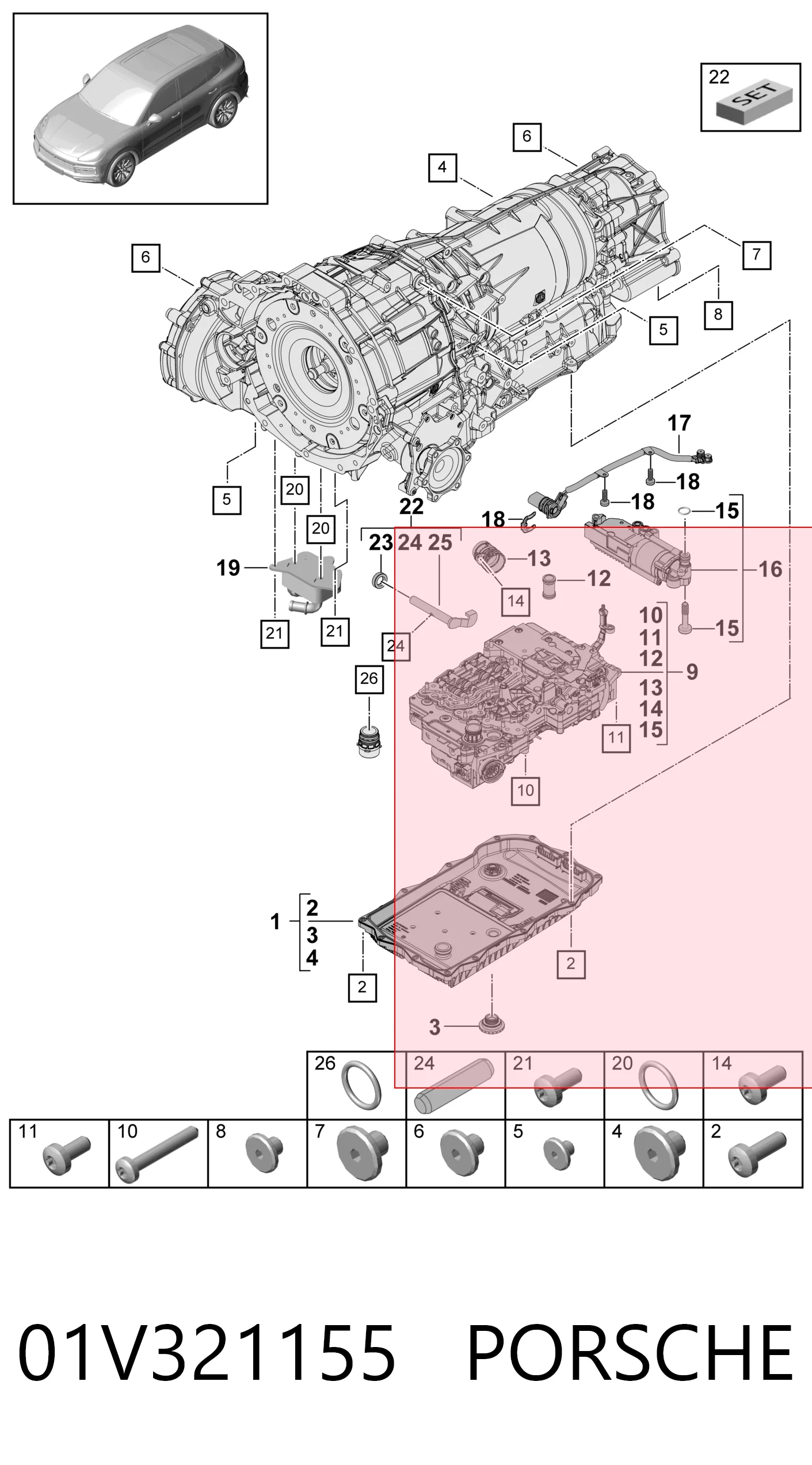 01V321155 Porsche