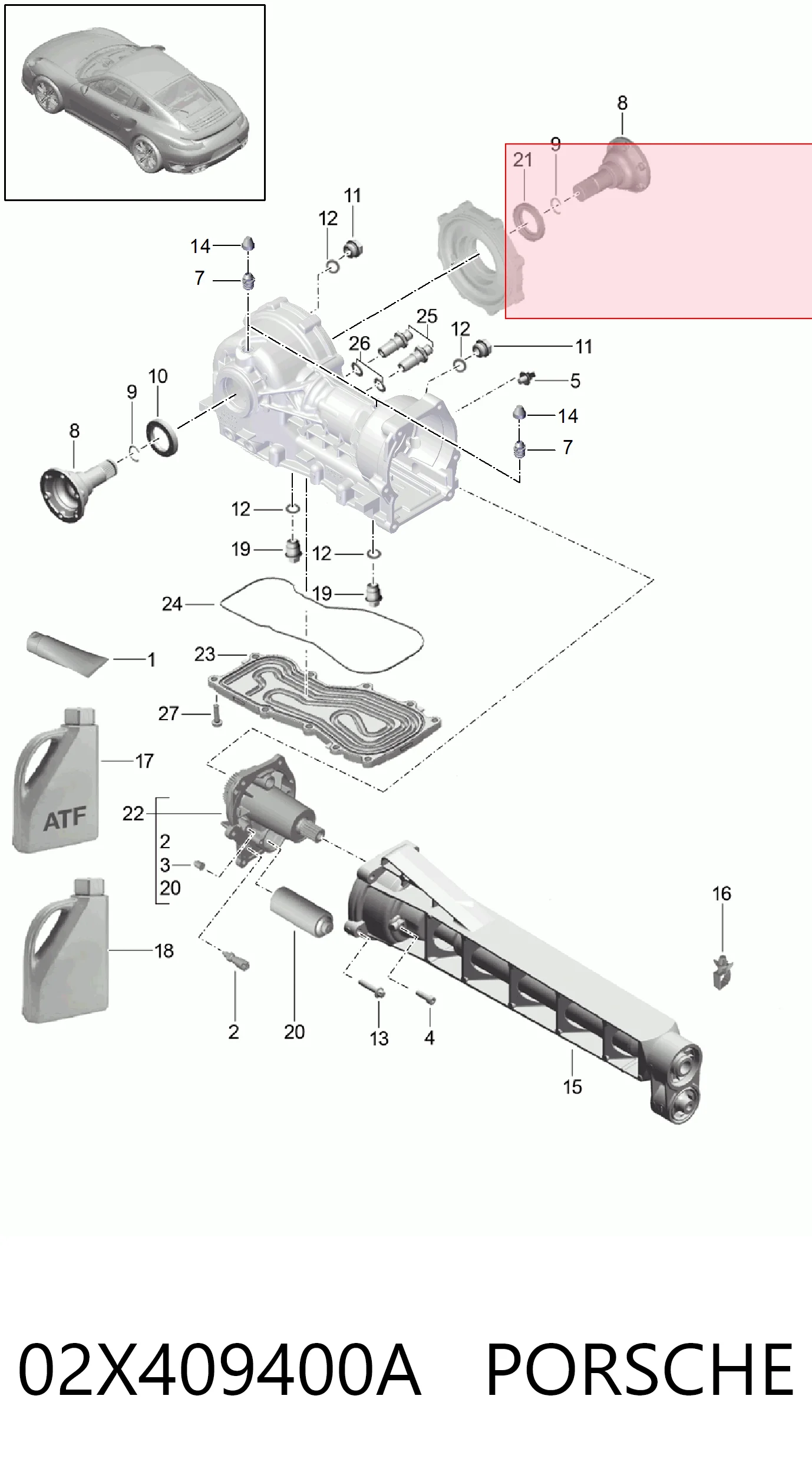 02X409400A Porsche