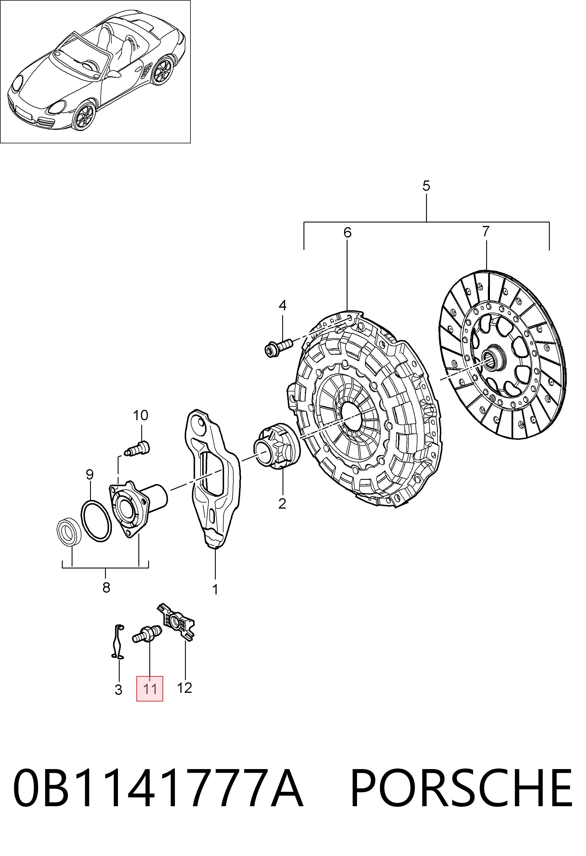0B1141777A Porsche