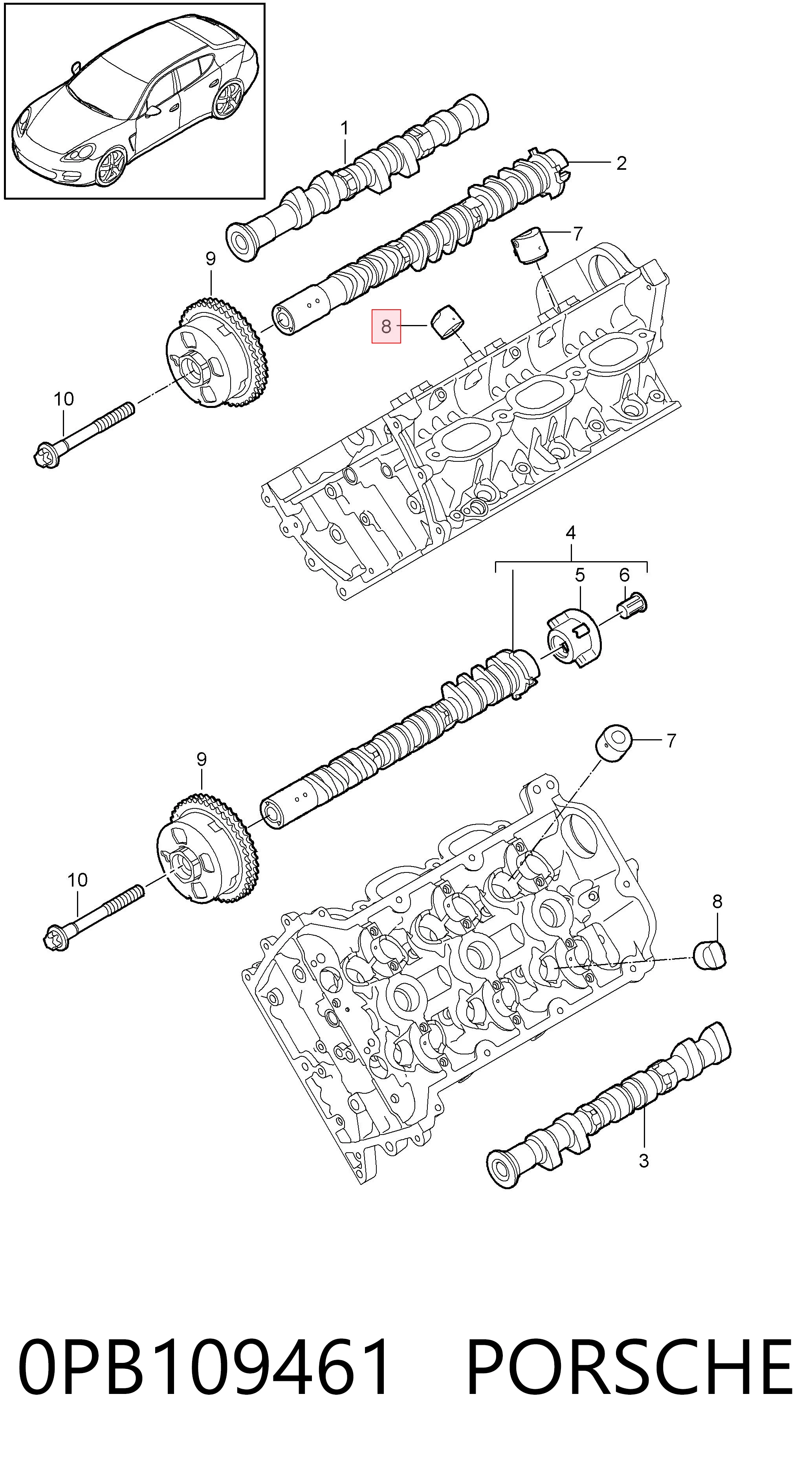 Taqués hidráulicos para Porsche Cayenne 92A