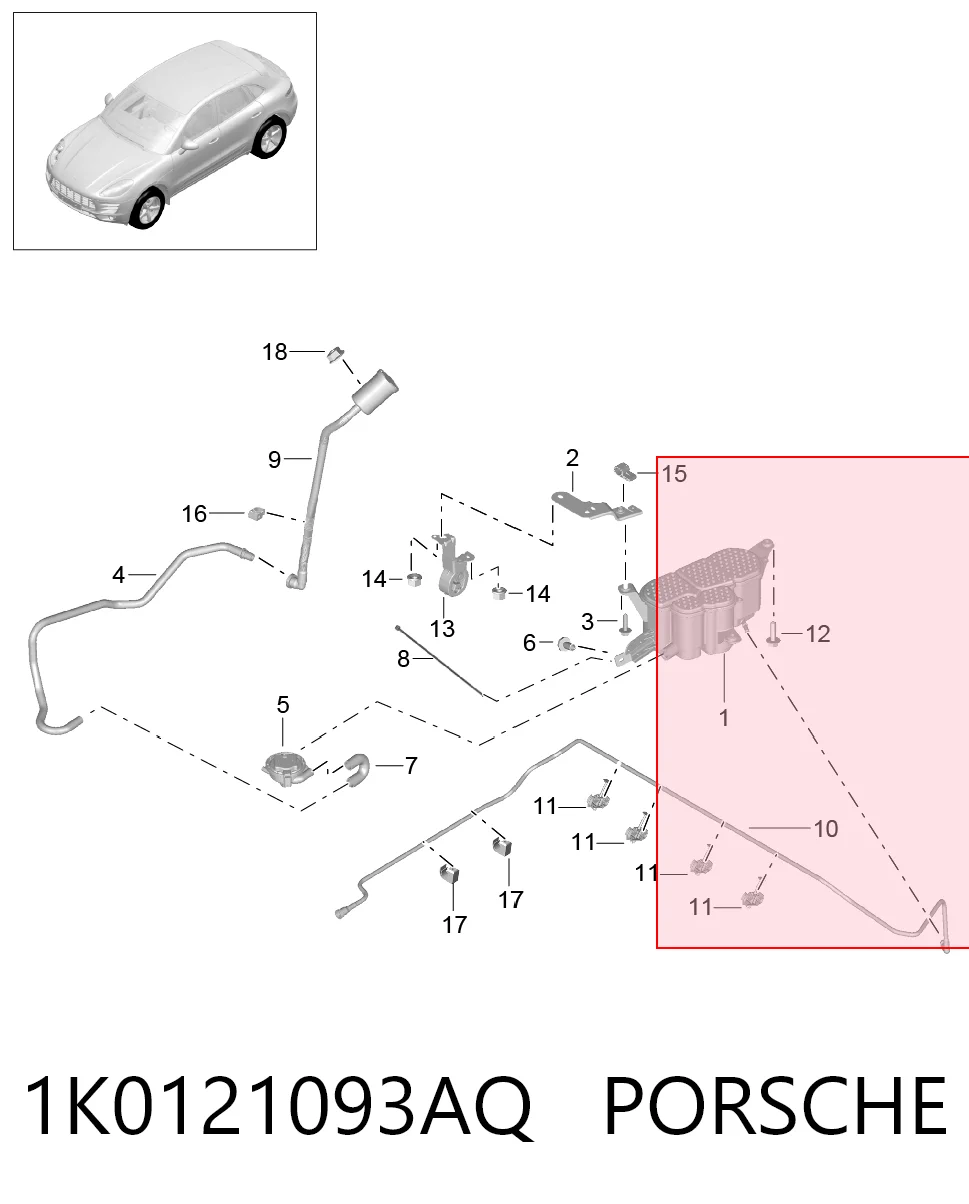 1K0121093AQ Porsche
