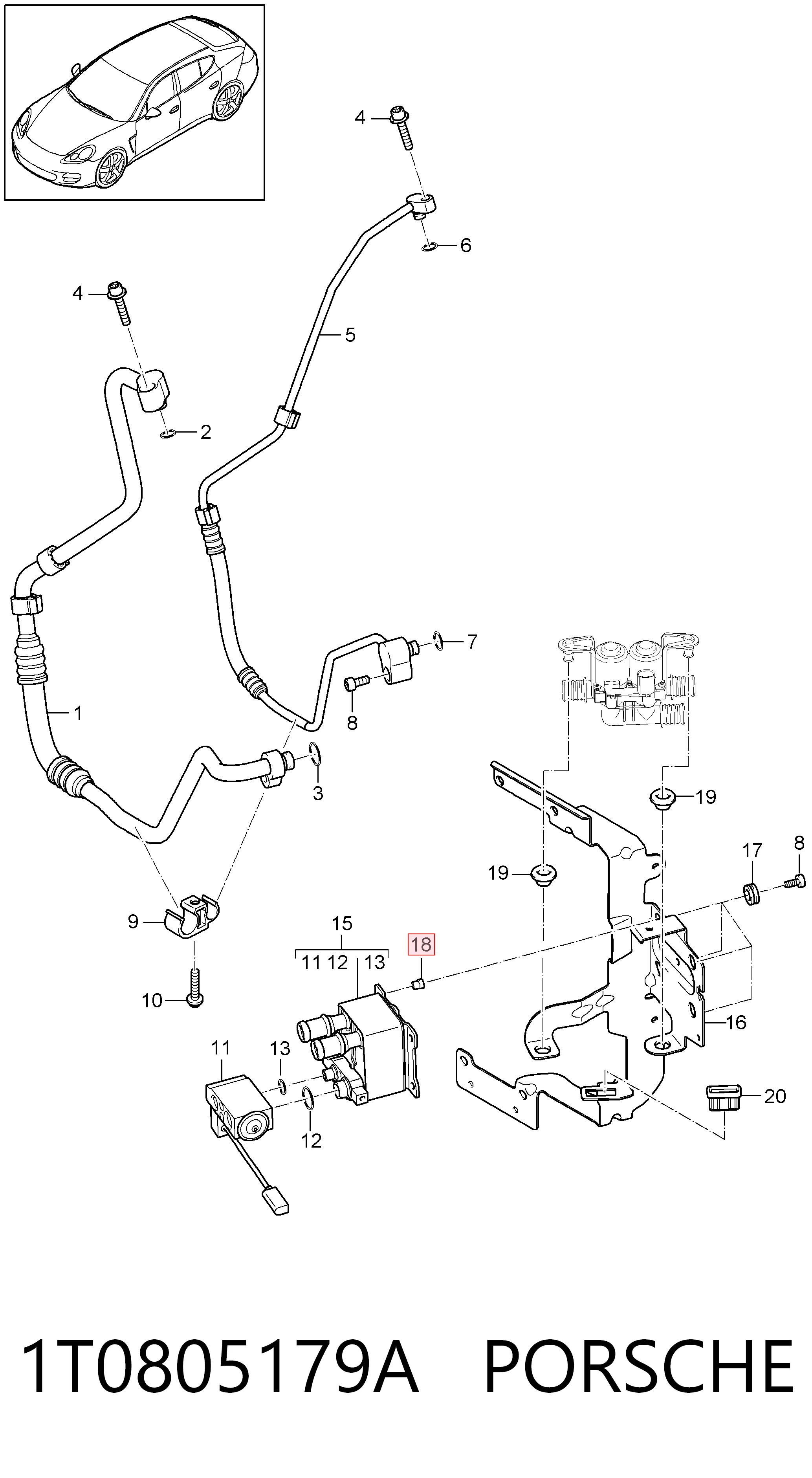 1T0805179A Porsche