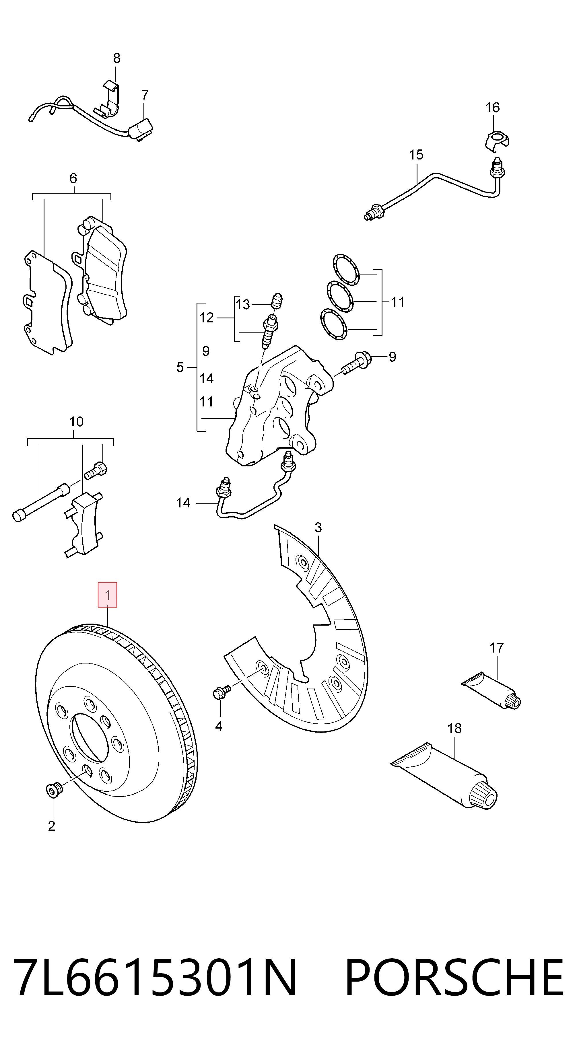 7L6615301N Porsche