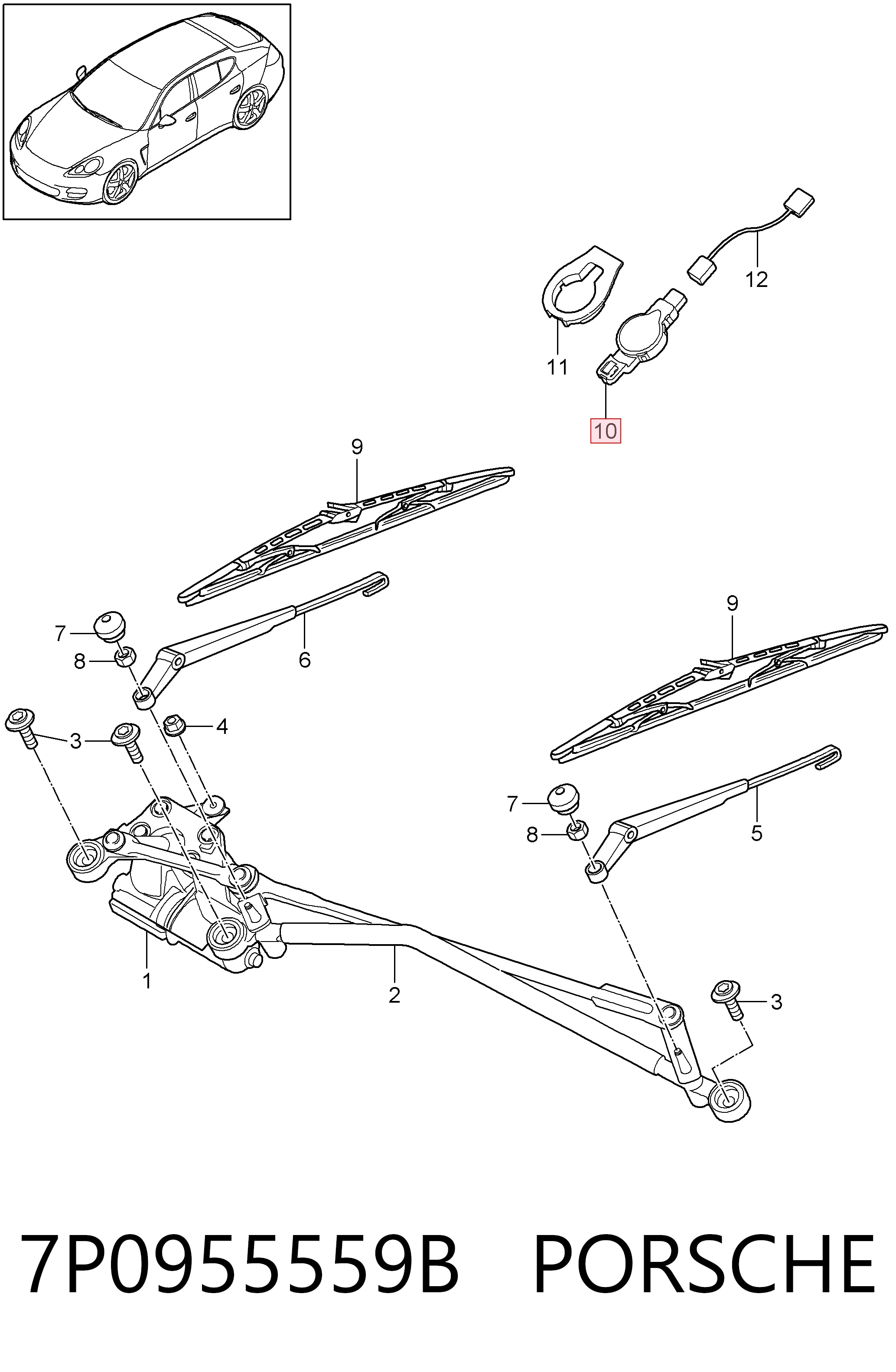 Comprar Sensor de lluvia Volkswagen Touareg II 7P5, 7P6