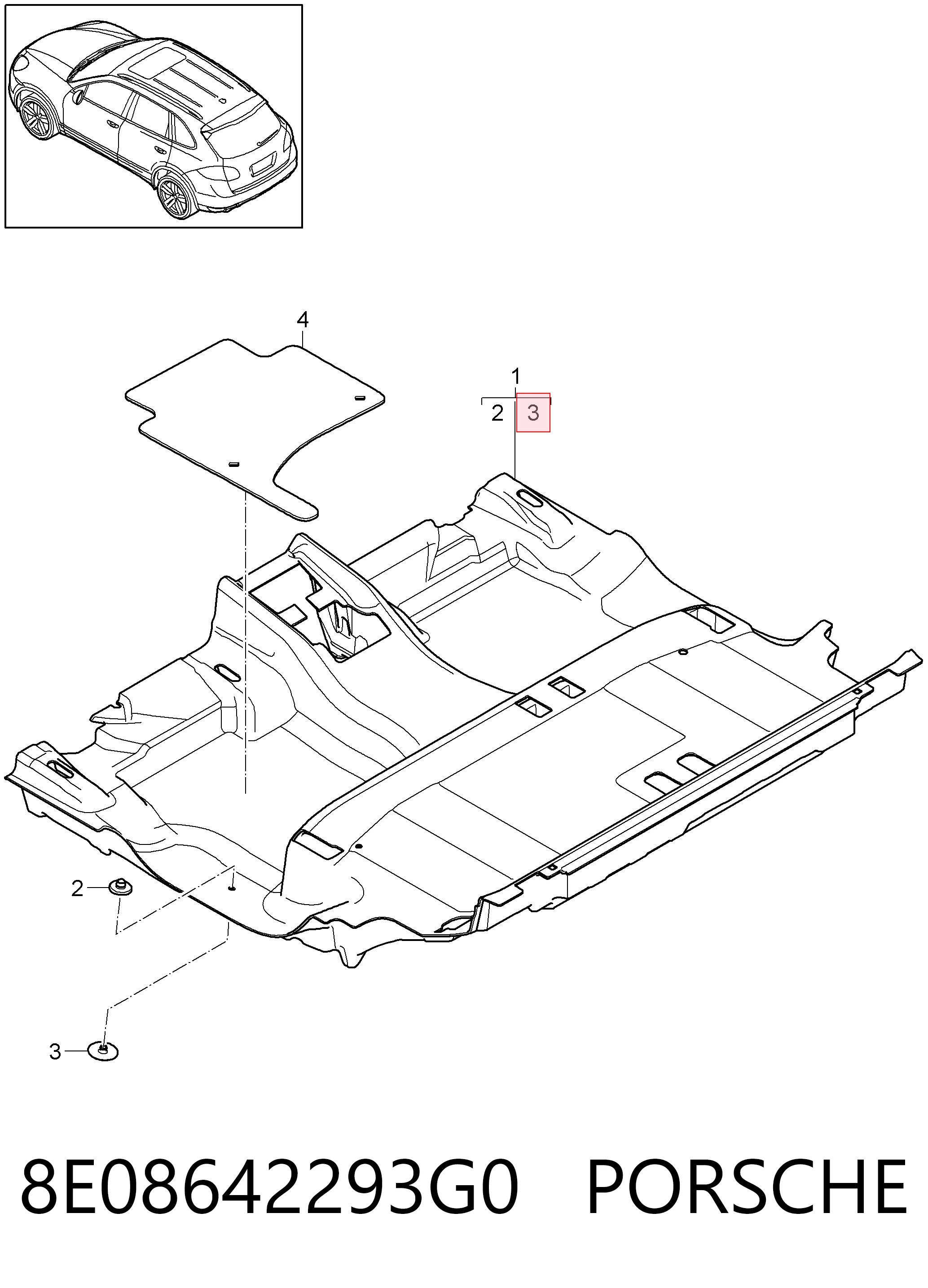 8E08642293G0 Porsche
