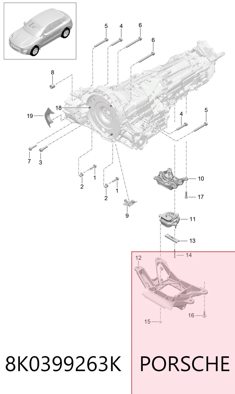8K0399263K Porsche