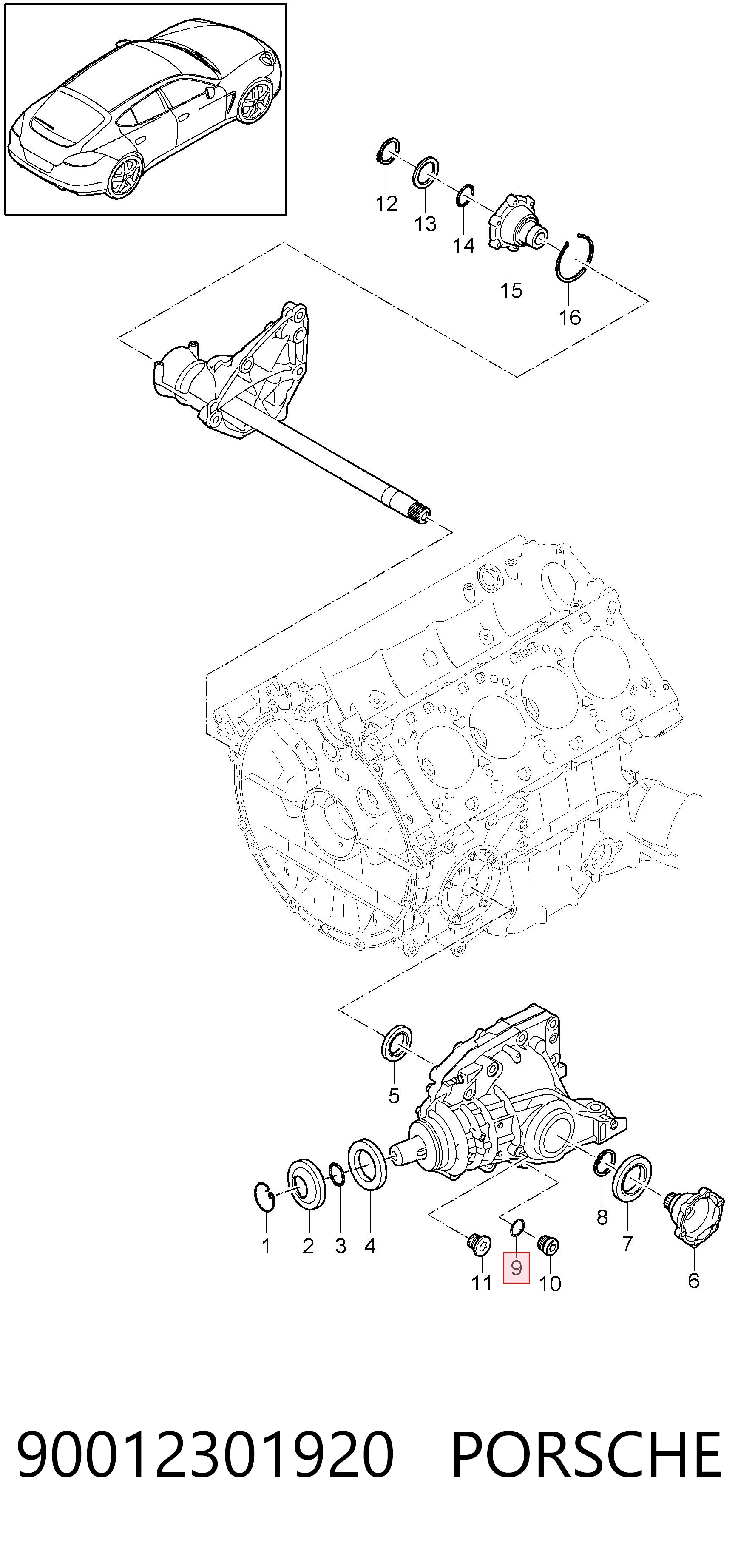 90012301920 Porsche