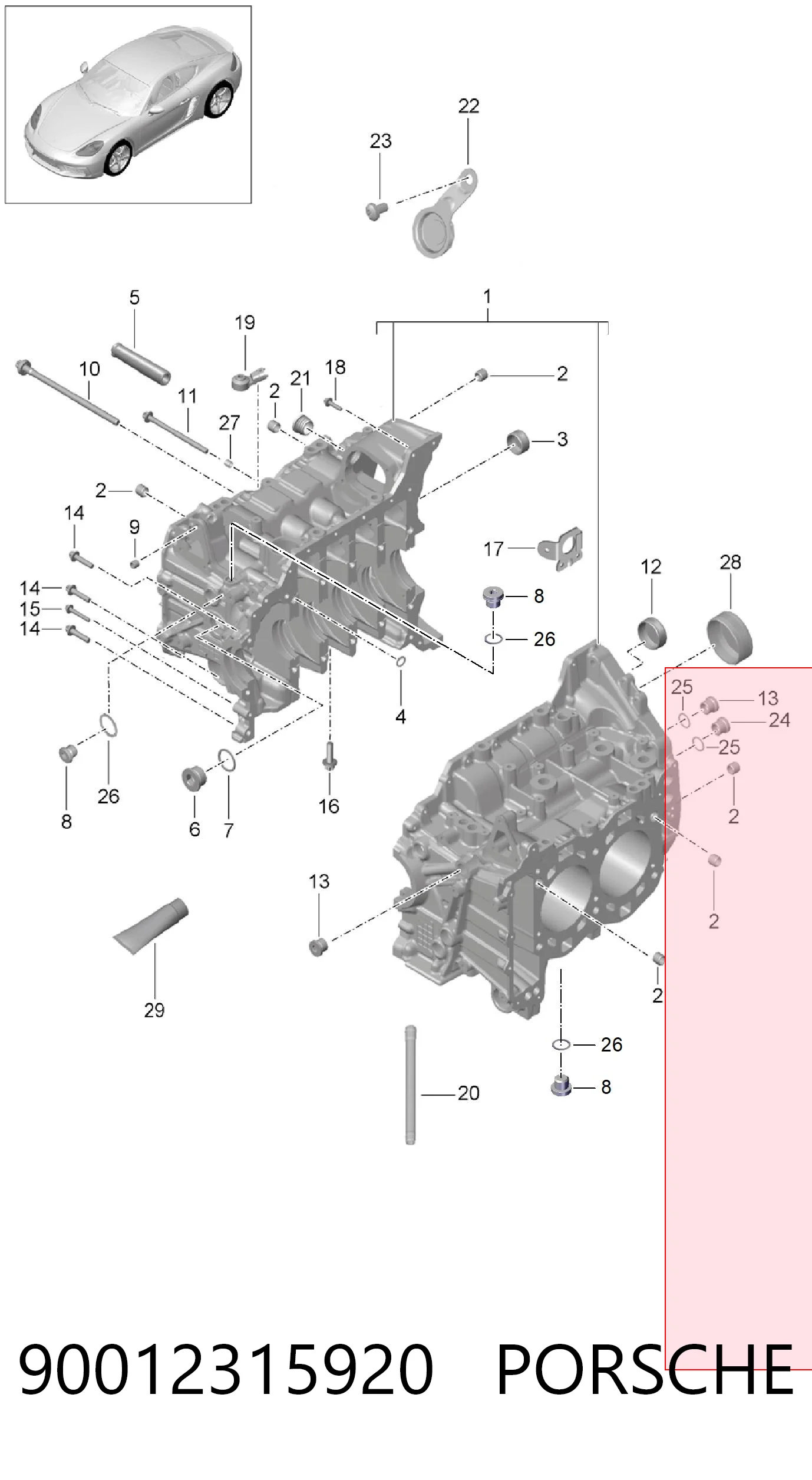 90012315920 Porsche