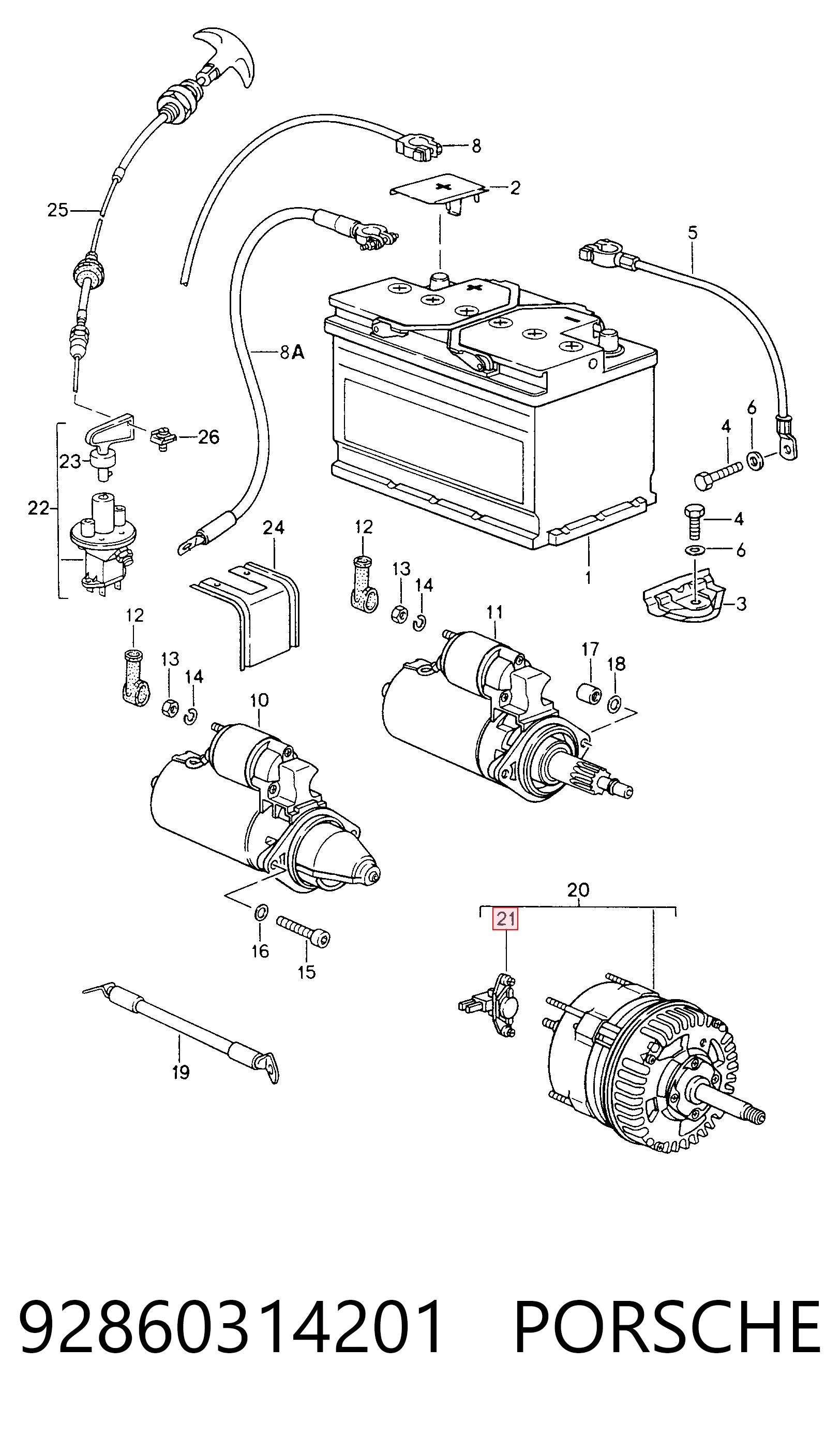 92860314201 Porsche