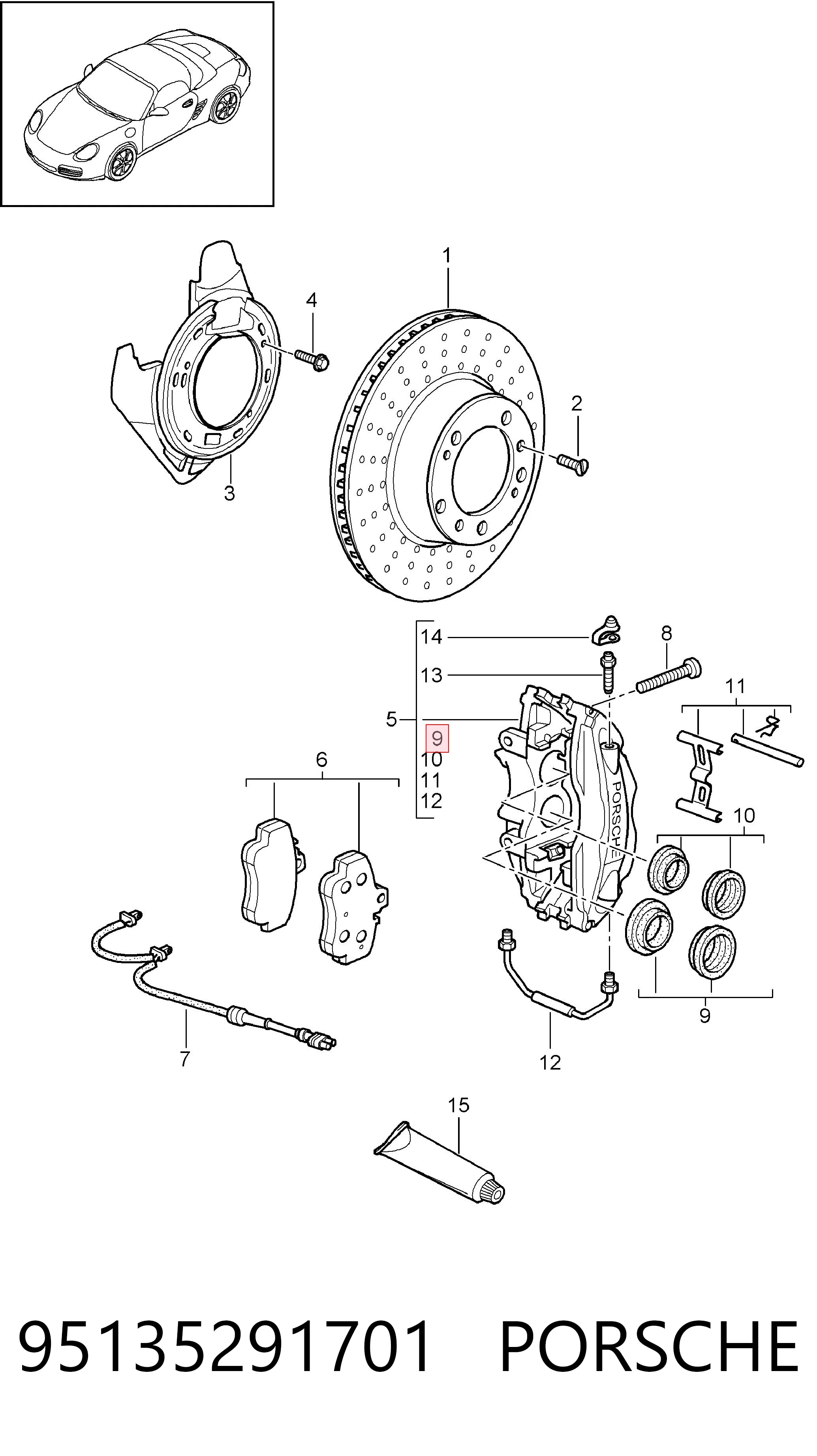 95135291701 Porsche