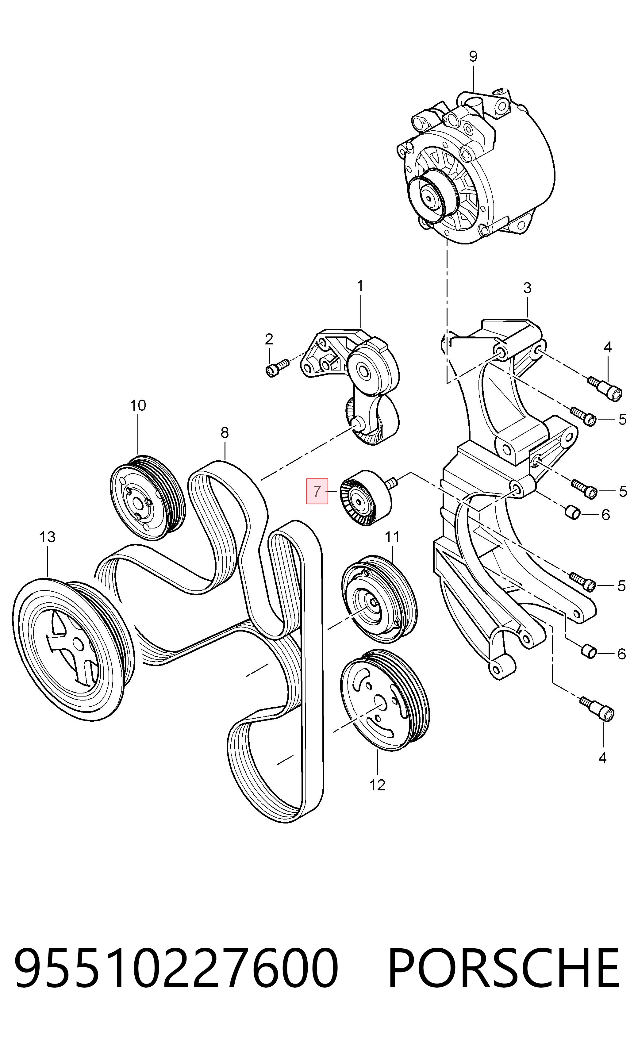 95510227600 Porsche