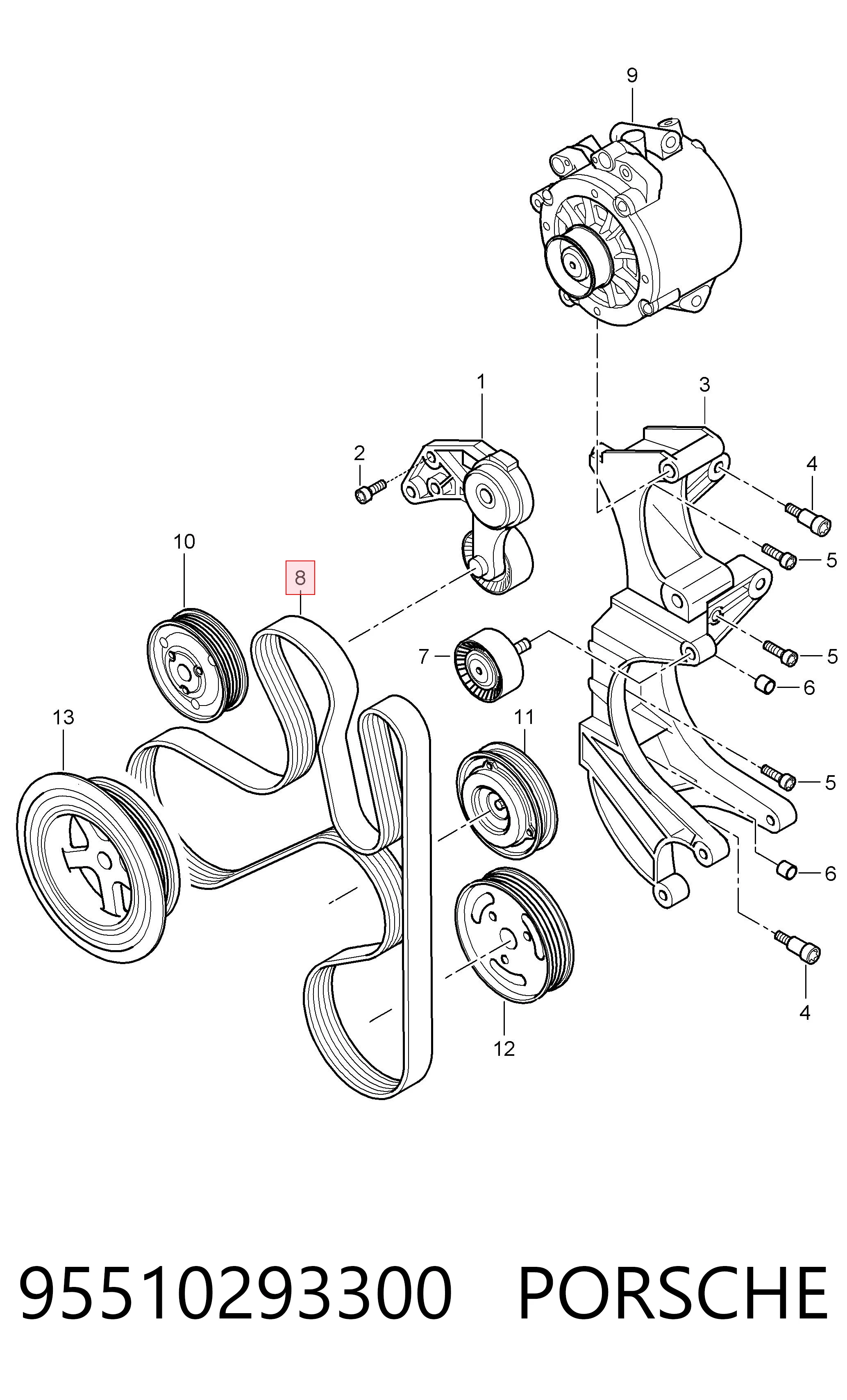 95510293300 Porsche