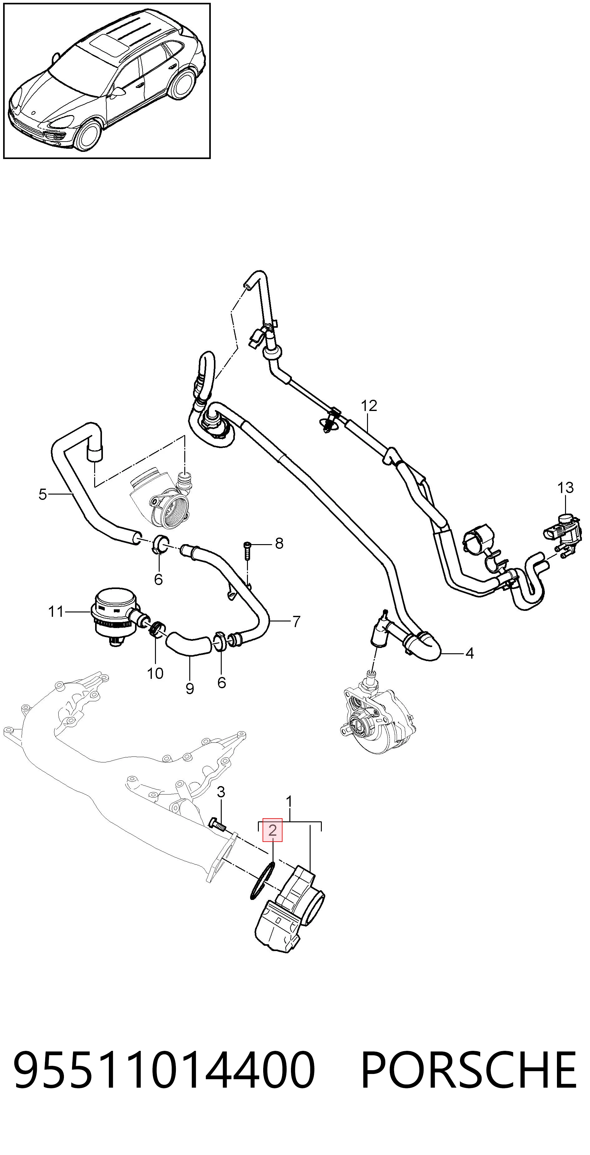 95511014400 Porsche
