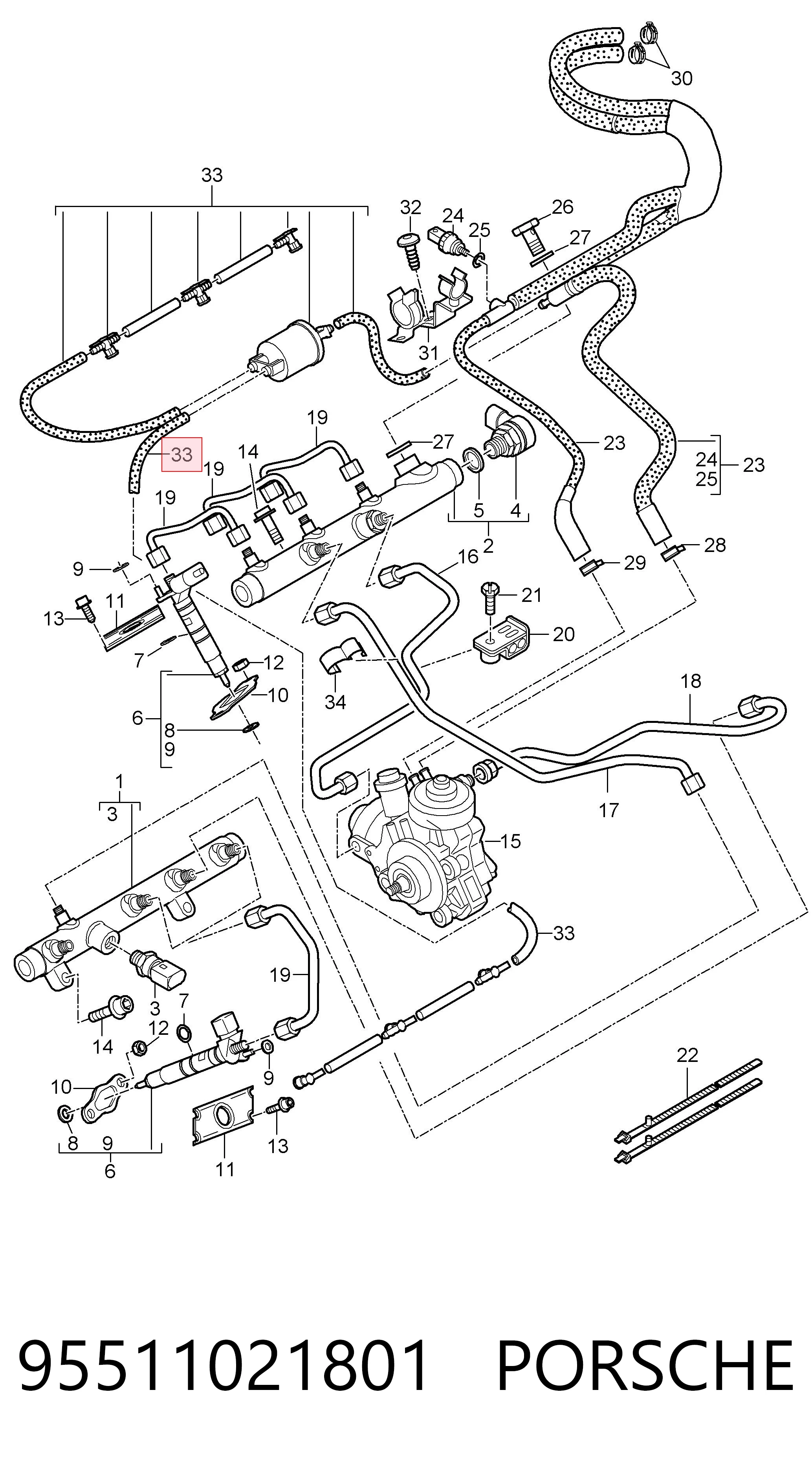95511021801 Porsche