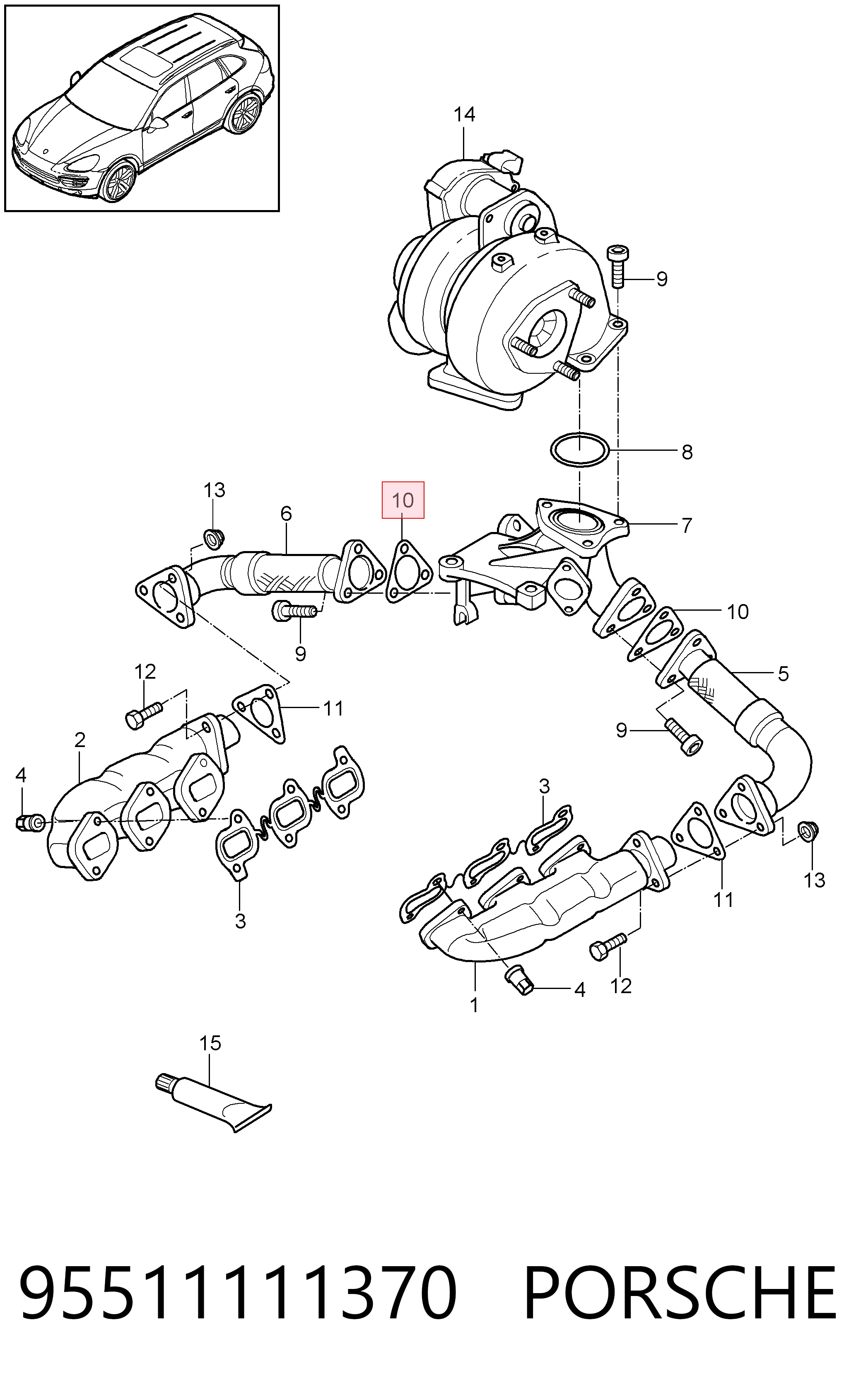 95511111370 Porsche