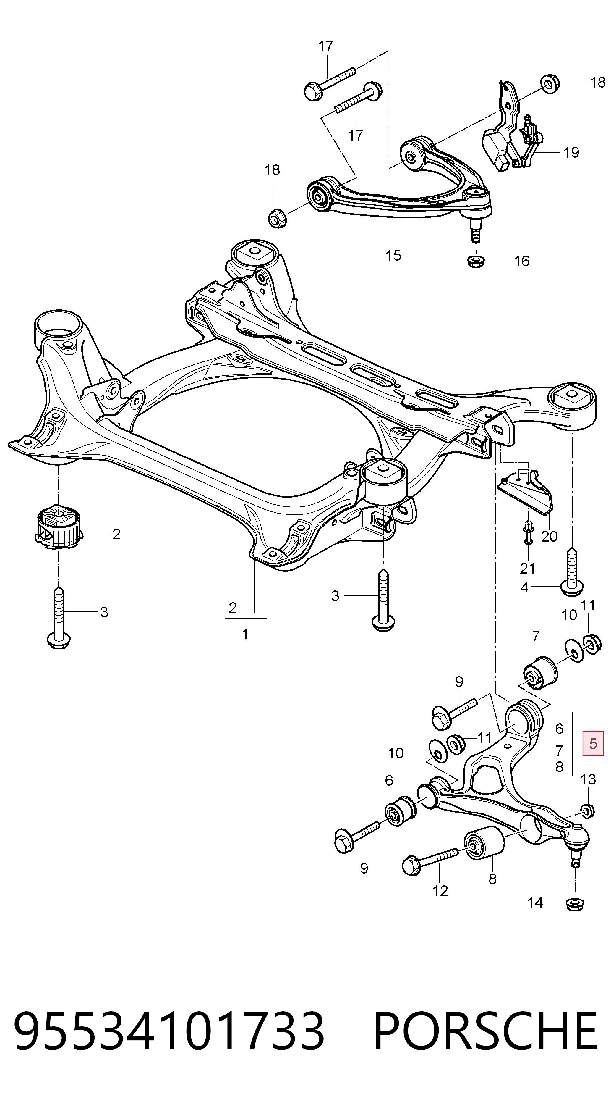 95534101733 Porsche