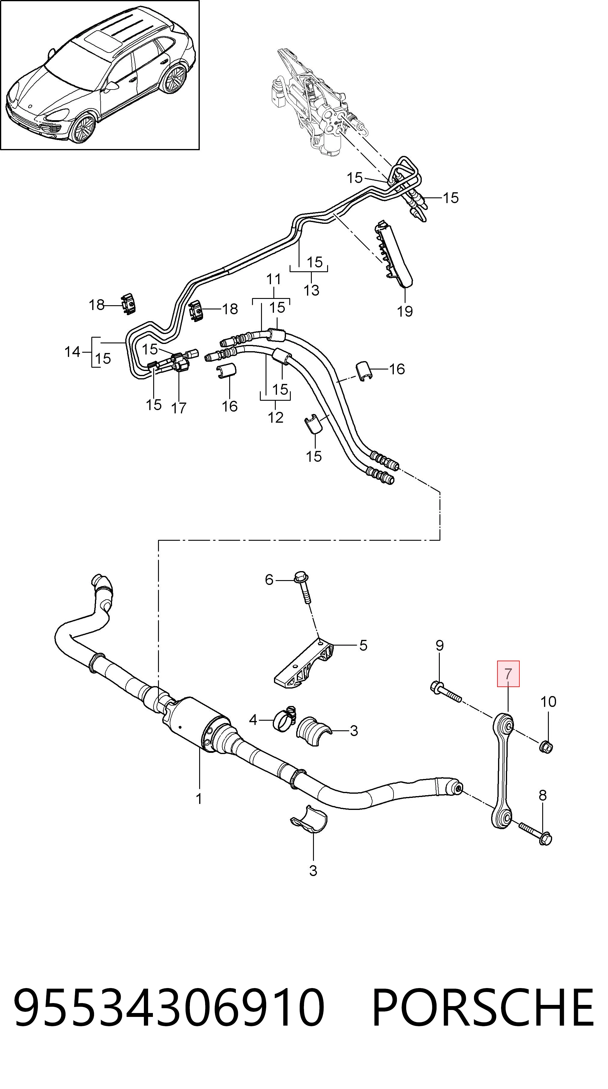 95534306910 Porsche