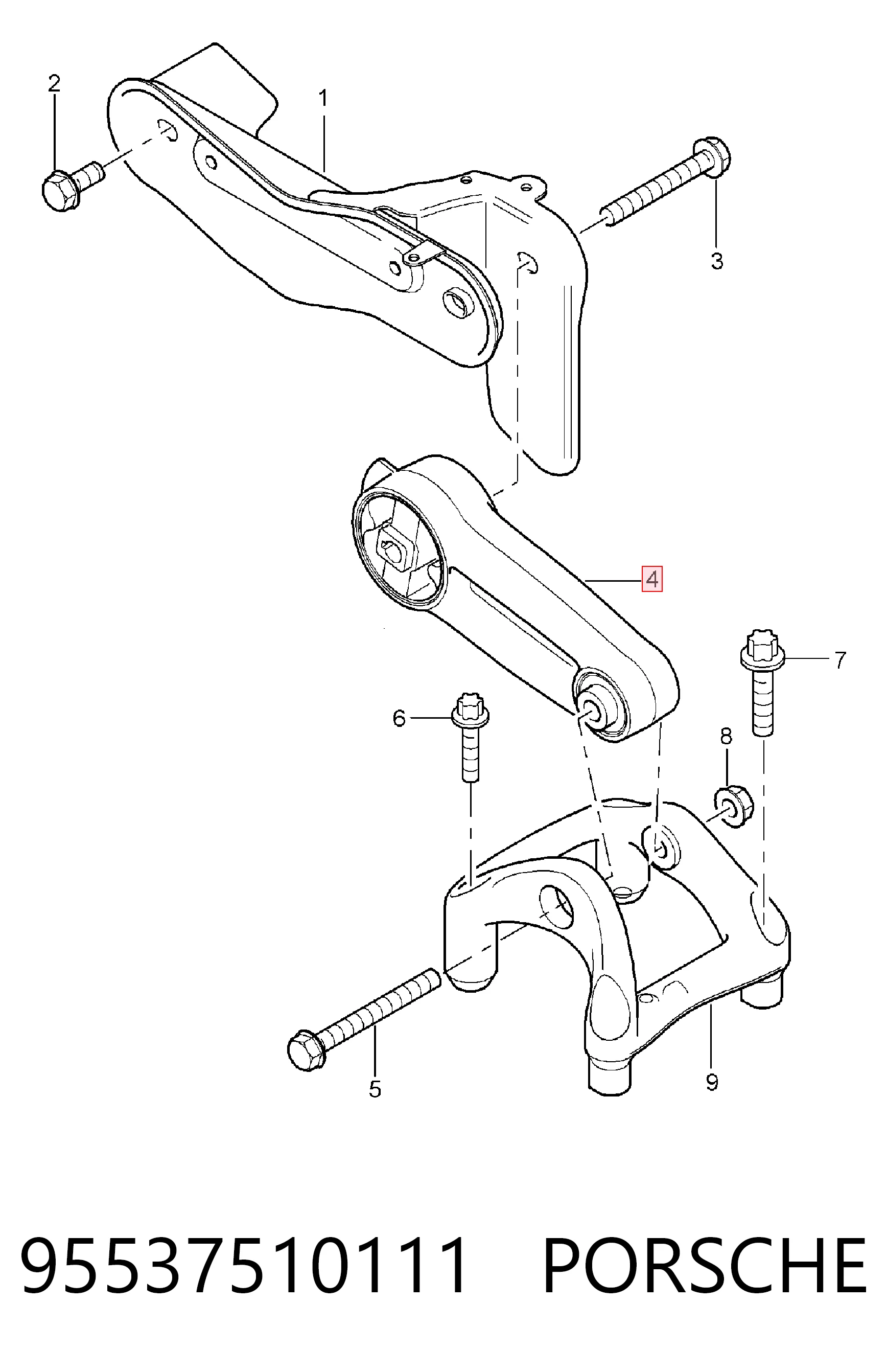 95537510111 Porsche