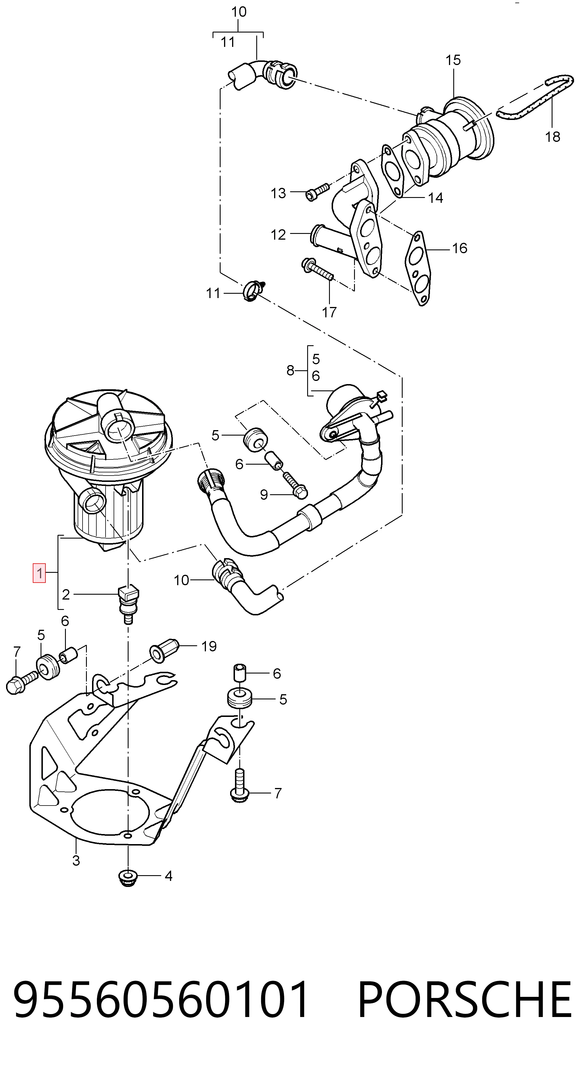 95560560101 Porsche