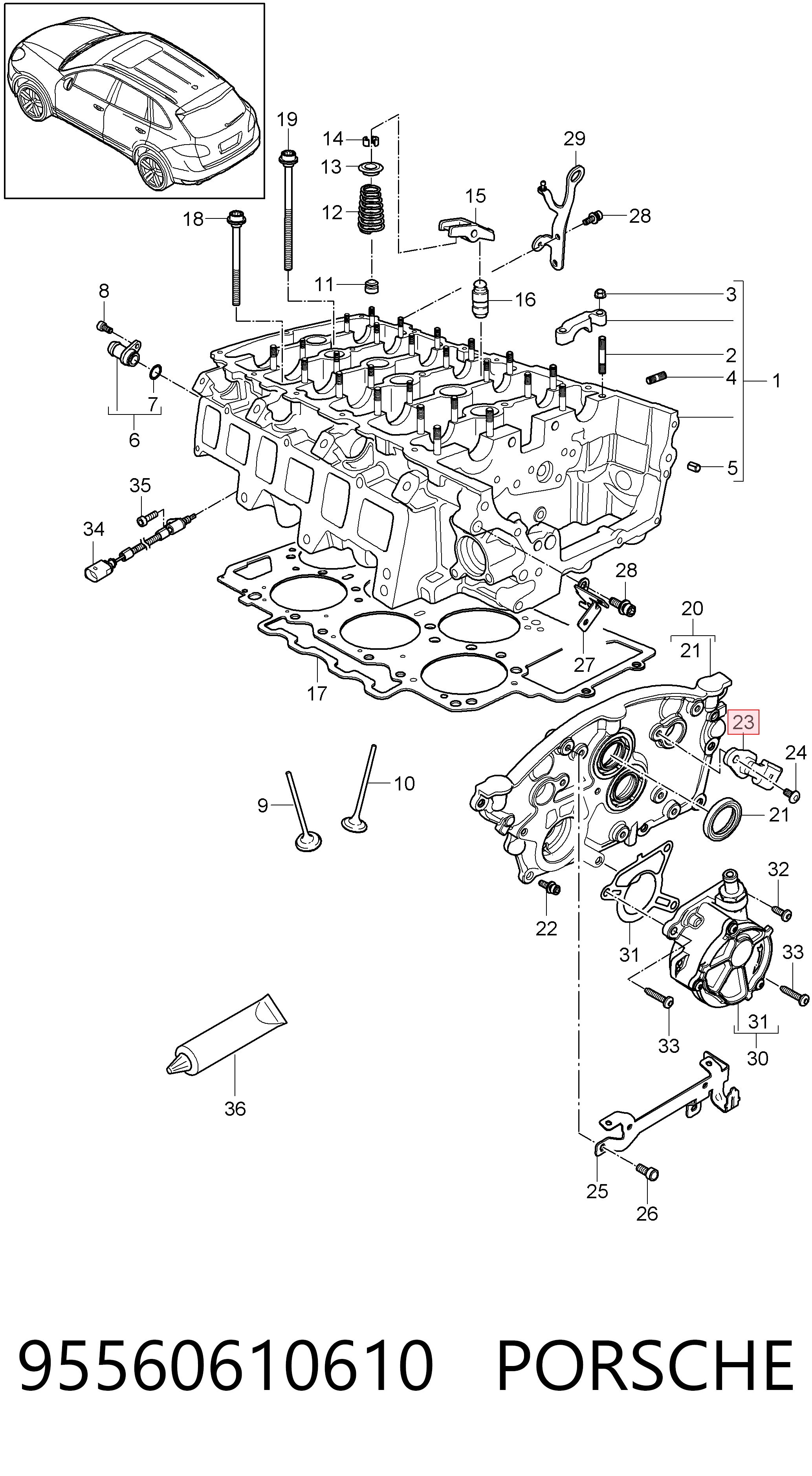 95560610610 Porsche