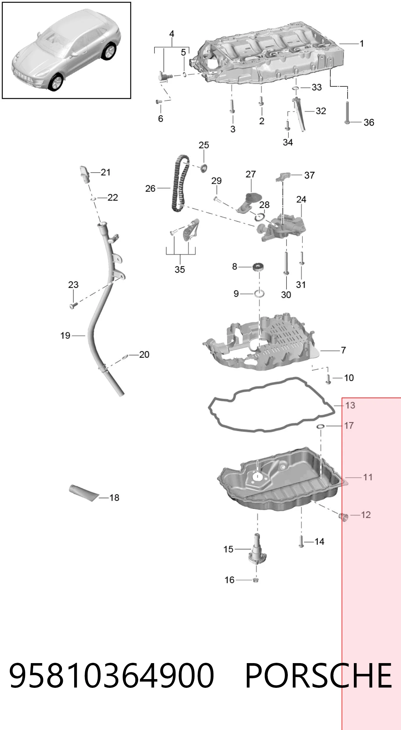 95810364900 Porsche