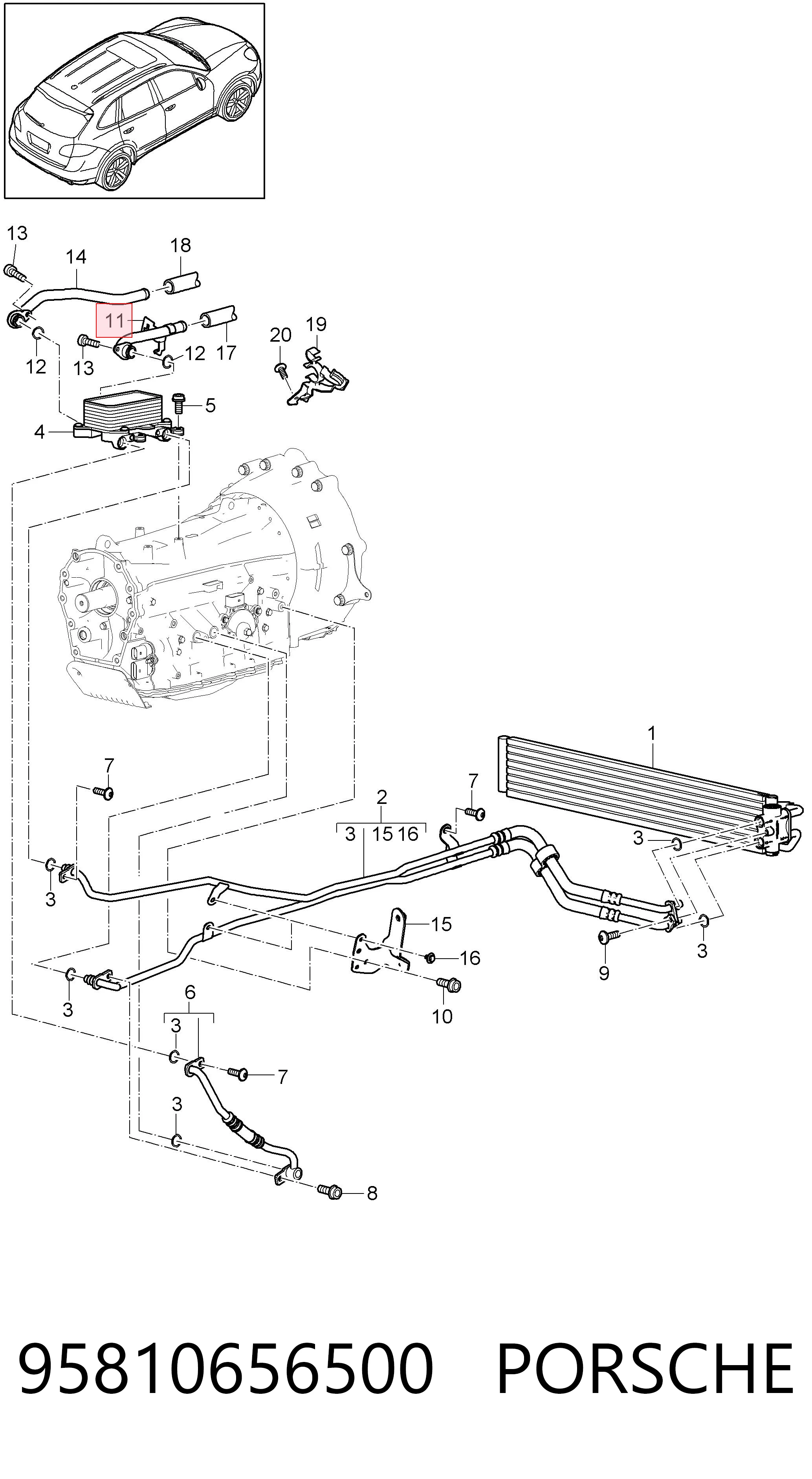 95810656500 Porsche
