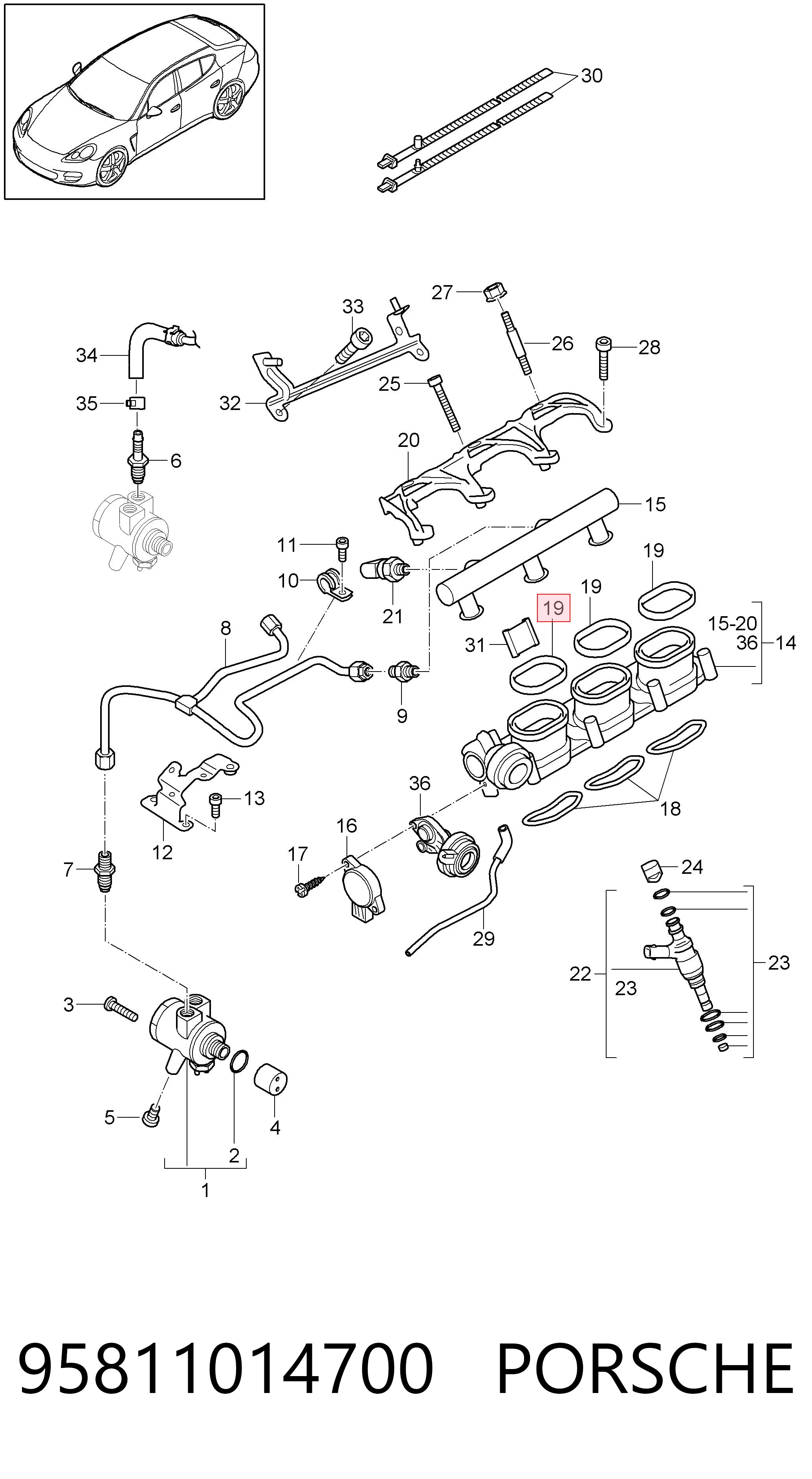 95811014700 Porsche