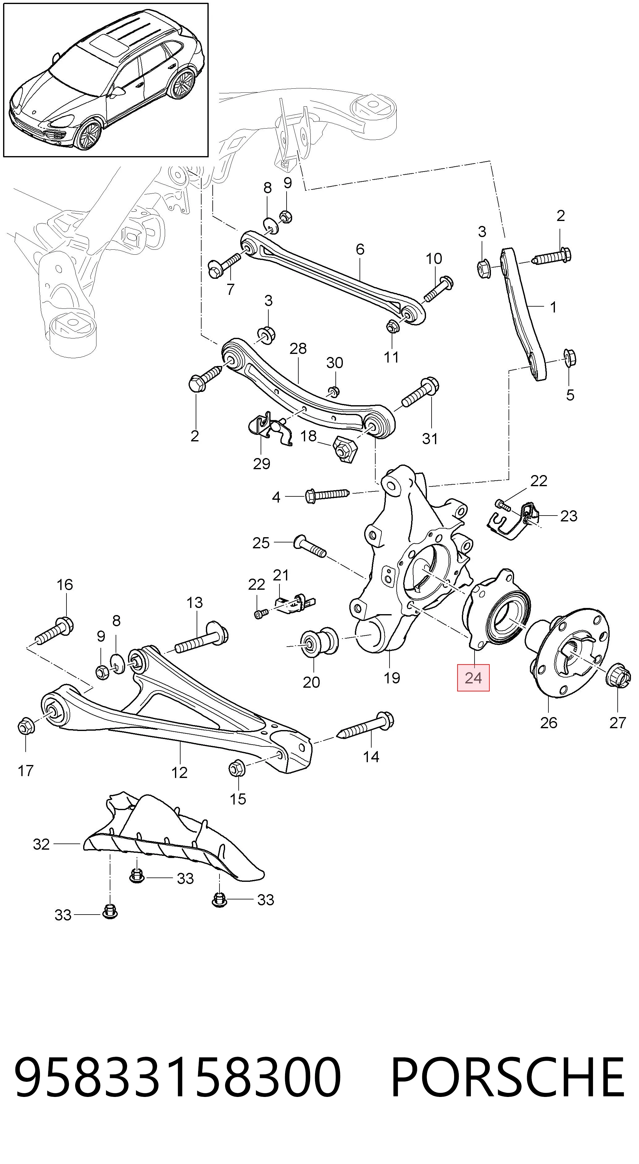 95833158300 Porsche