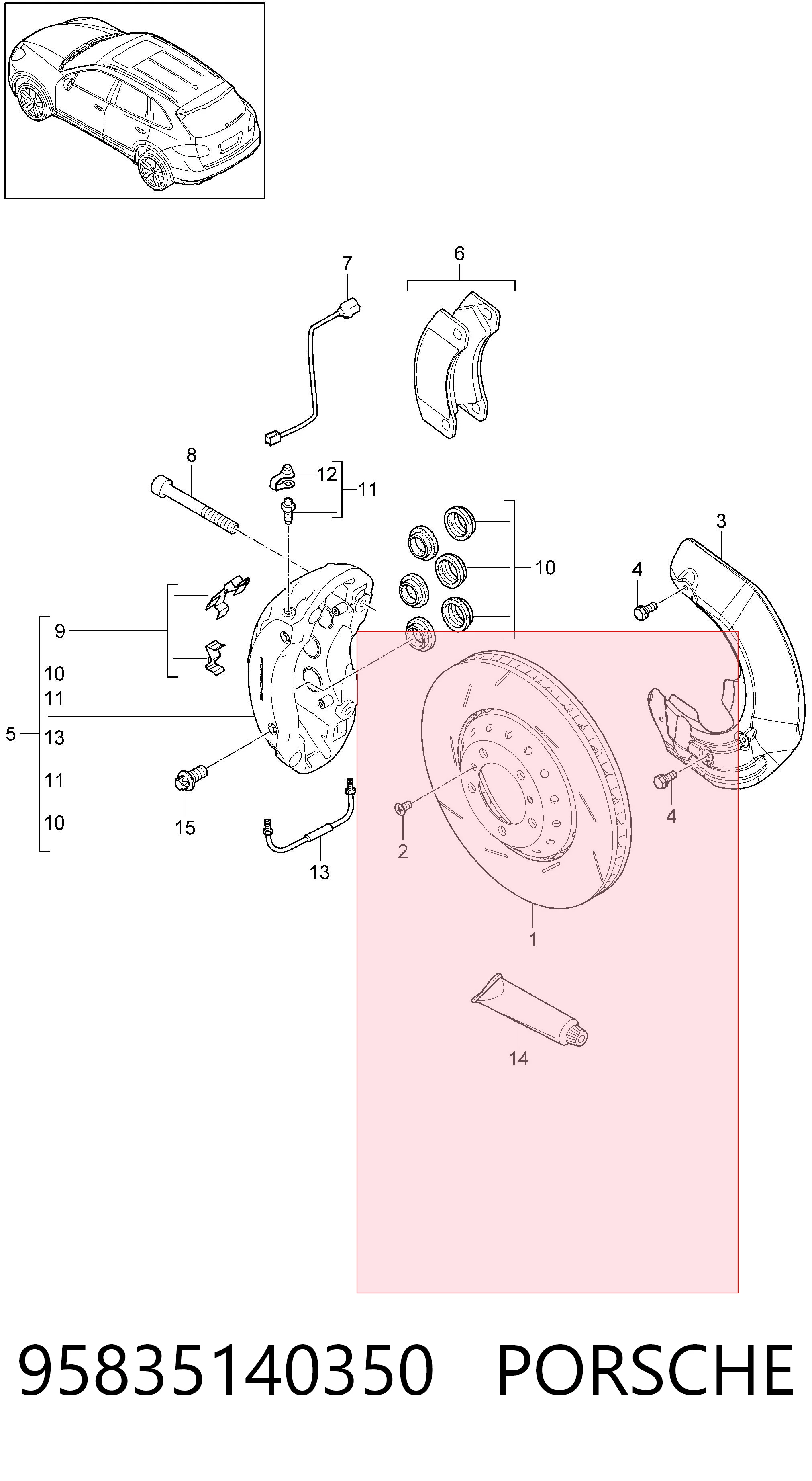 95835140350 Porsche