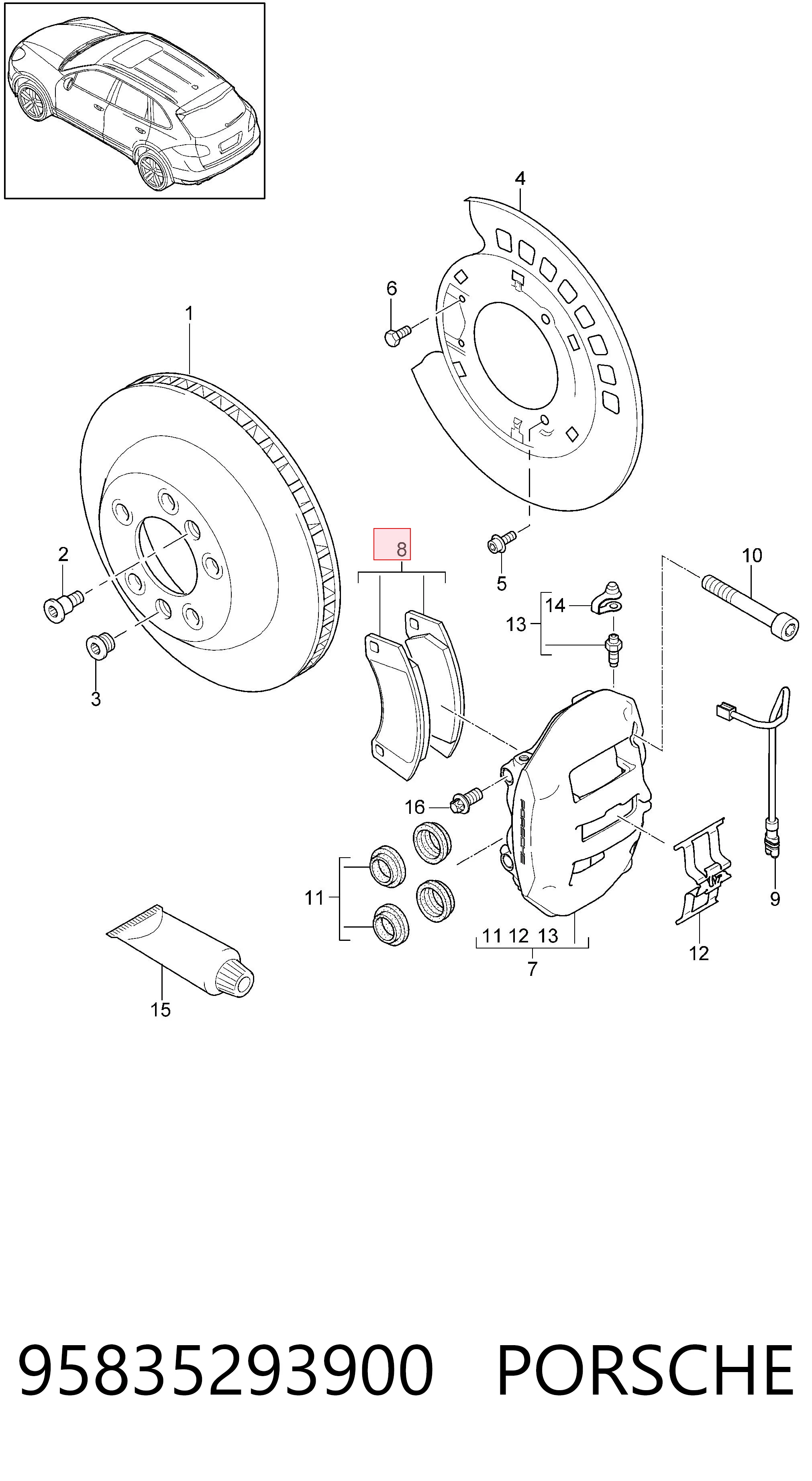 95835293900 Porsche