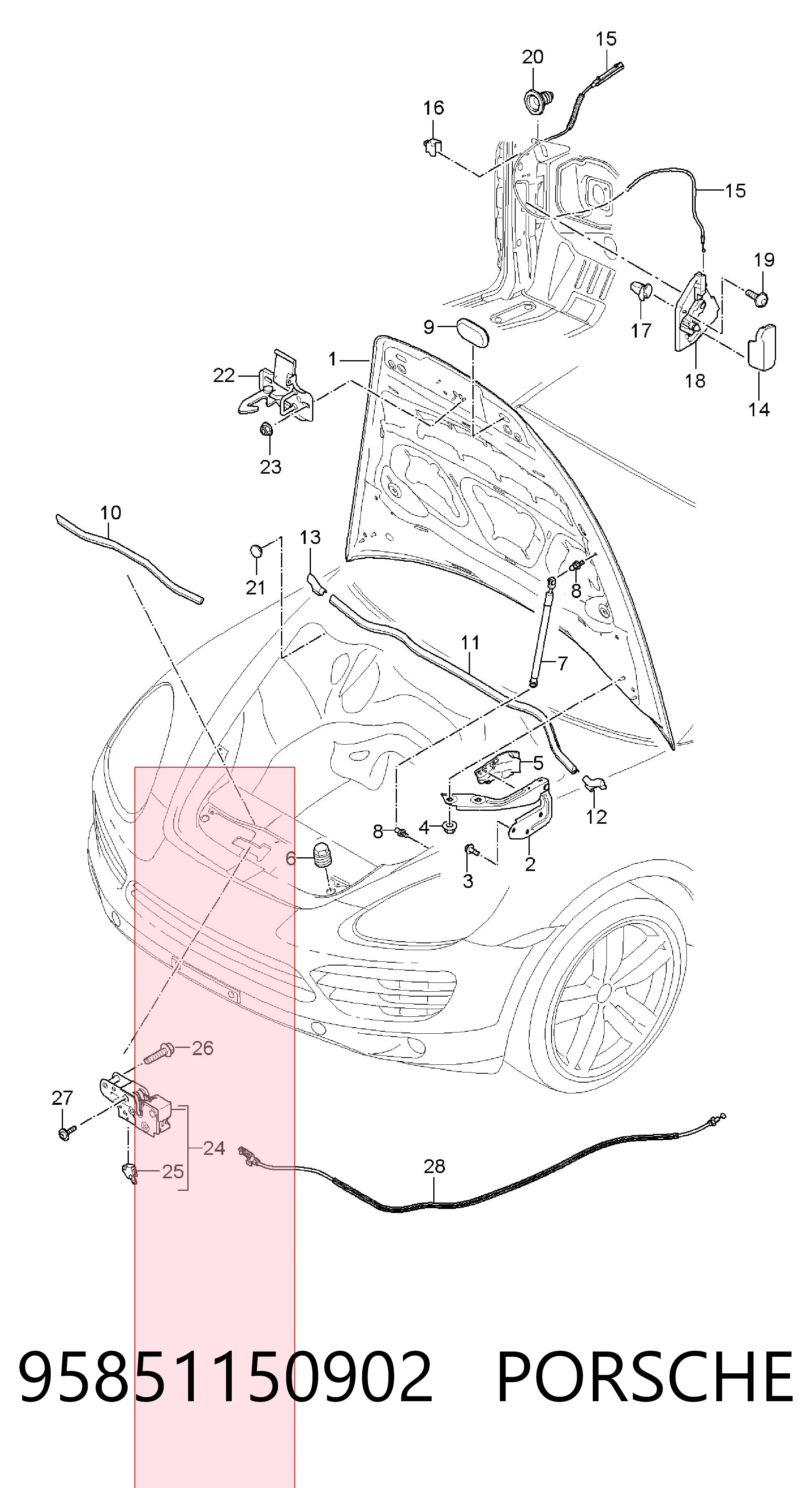 95851150902 Porsche