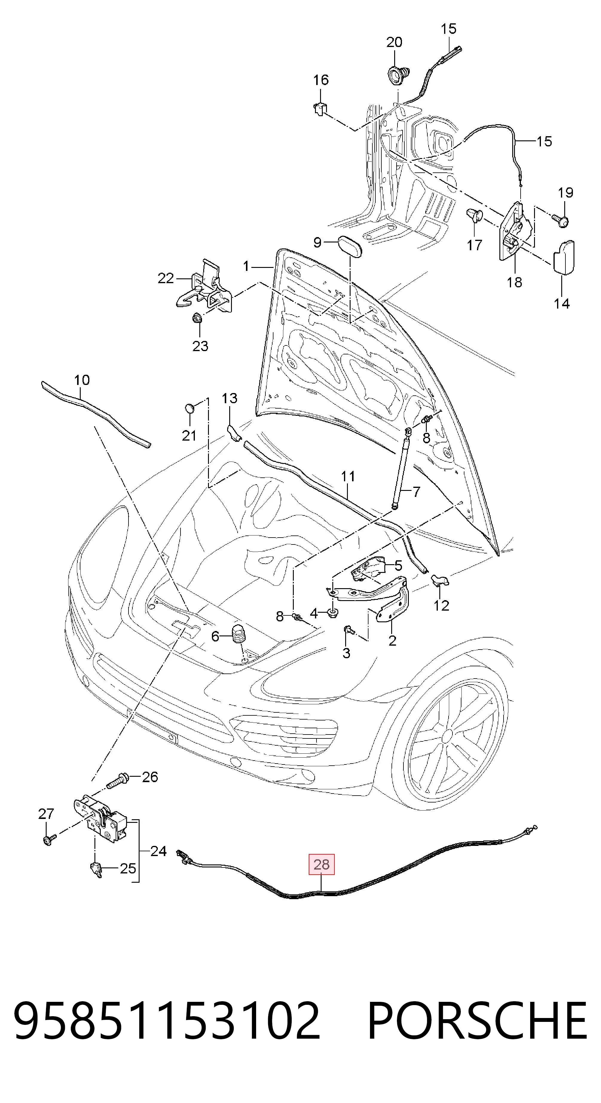 95851153102 Porsche