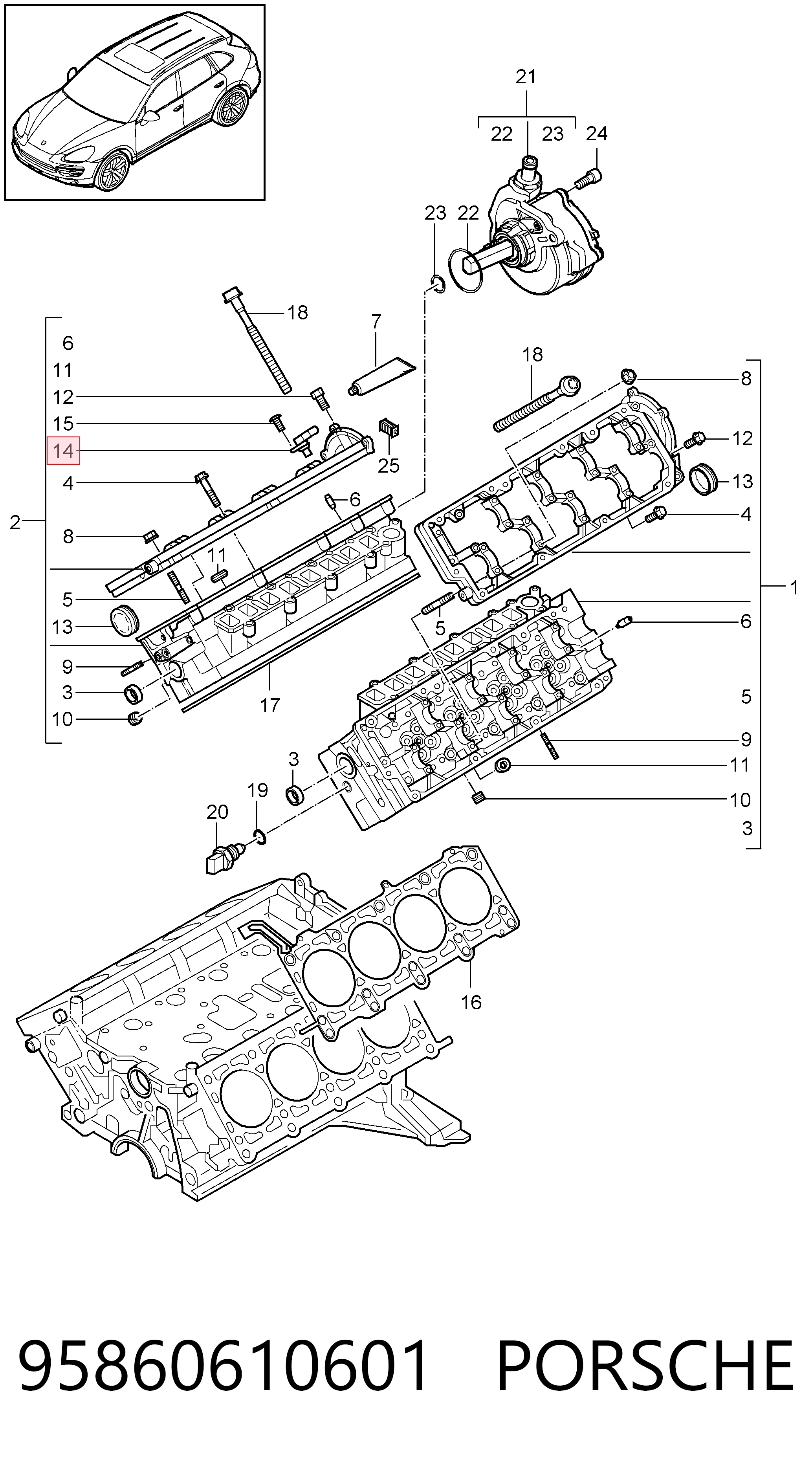 Sensor de árbol de levas Porsche Cayenne II desde 27,02 €