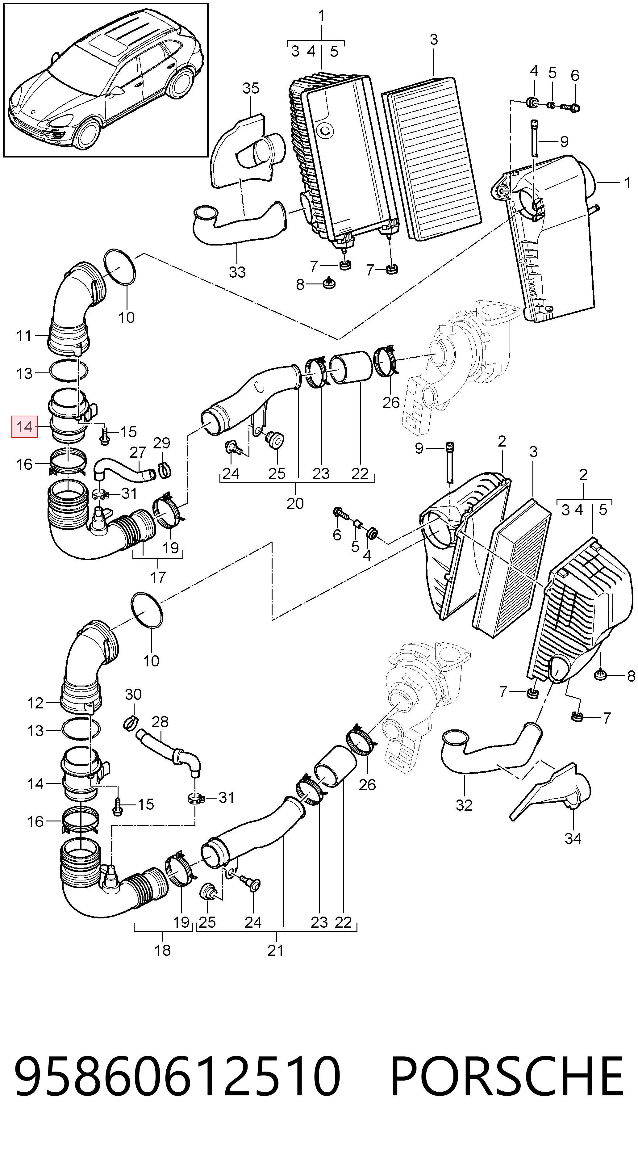 95860612510 Porsche