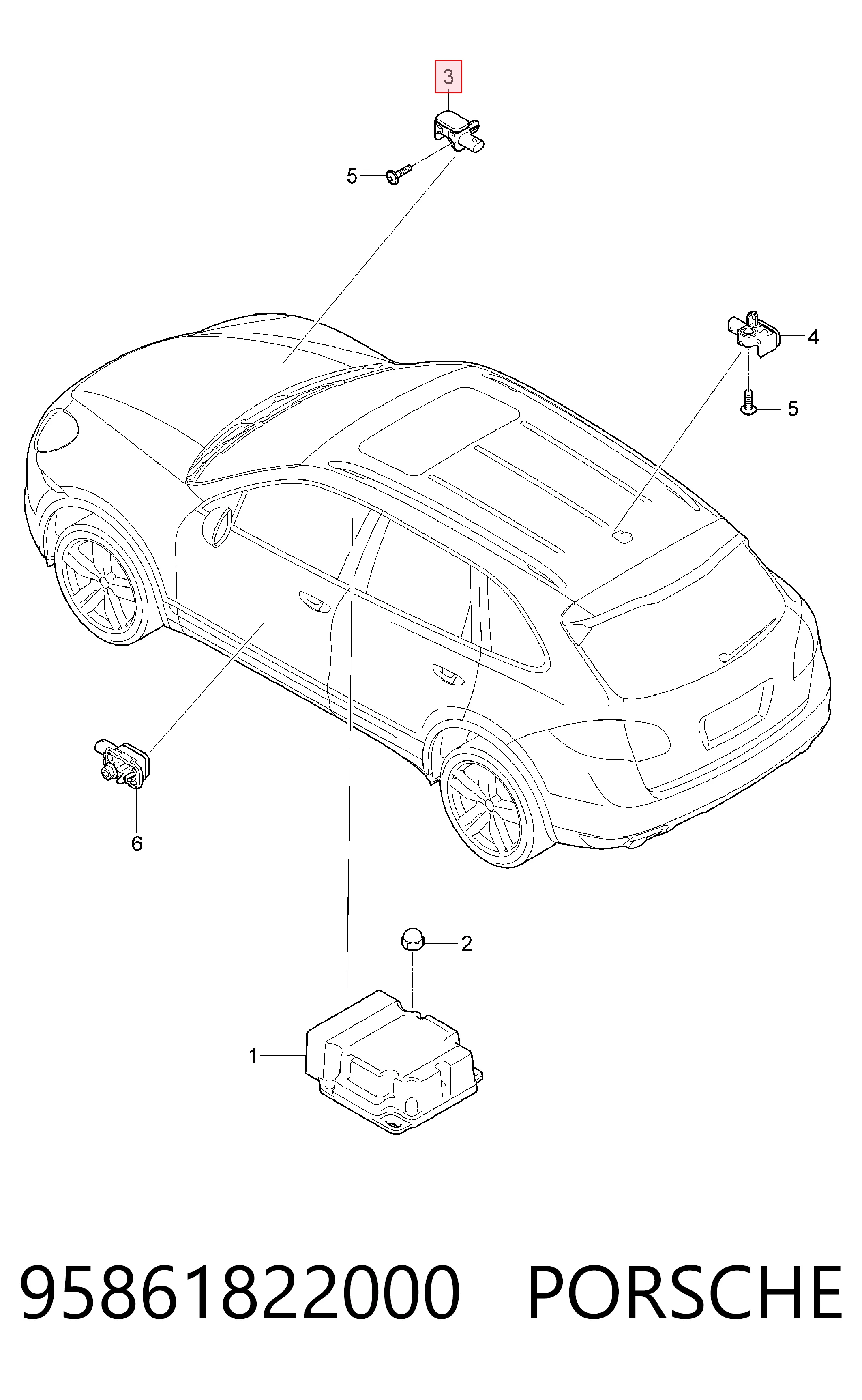 95861822000 Porsche